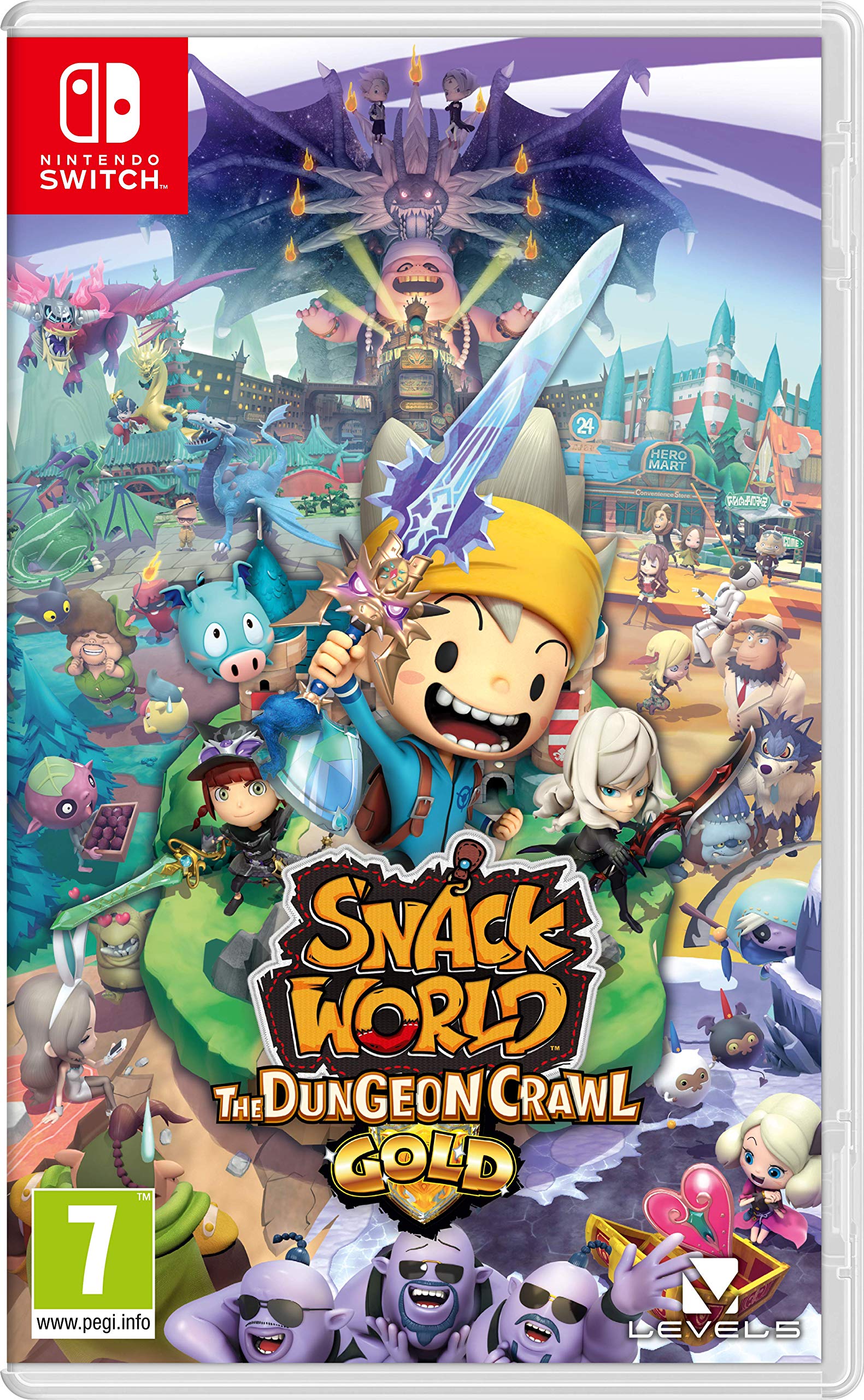 Snack World: The Dungeon Crawl - Gold (Nintendo Switch) 北米版 Nintendo Switch ニンテンドースイッチ 海外版ソフト