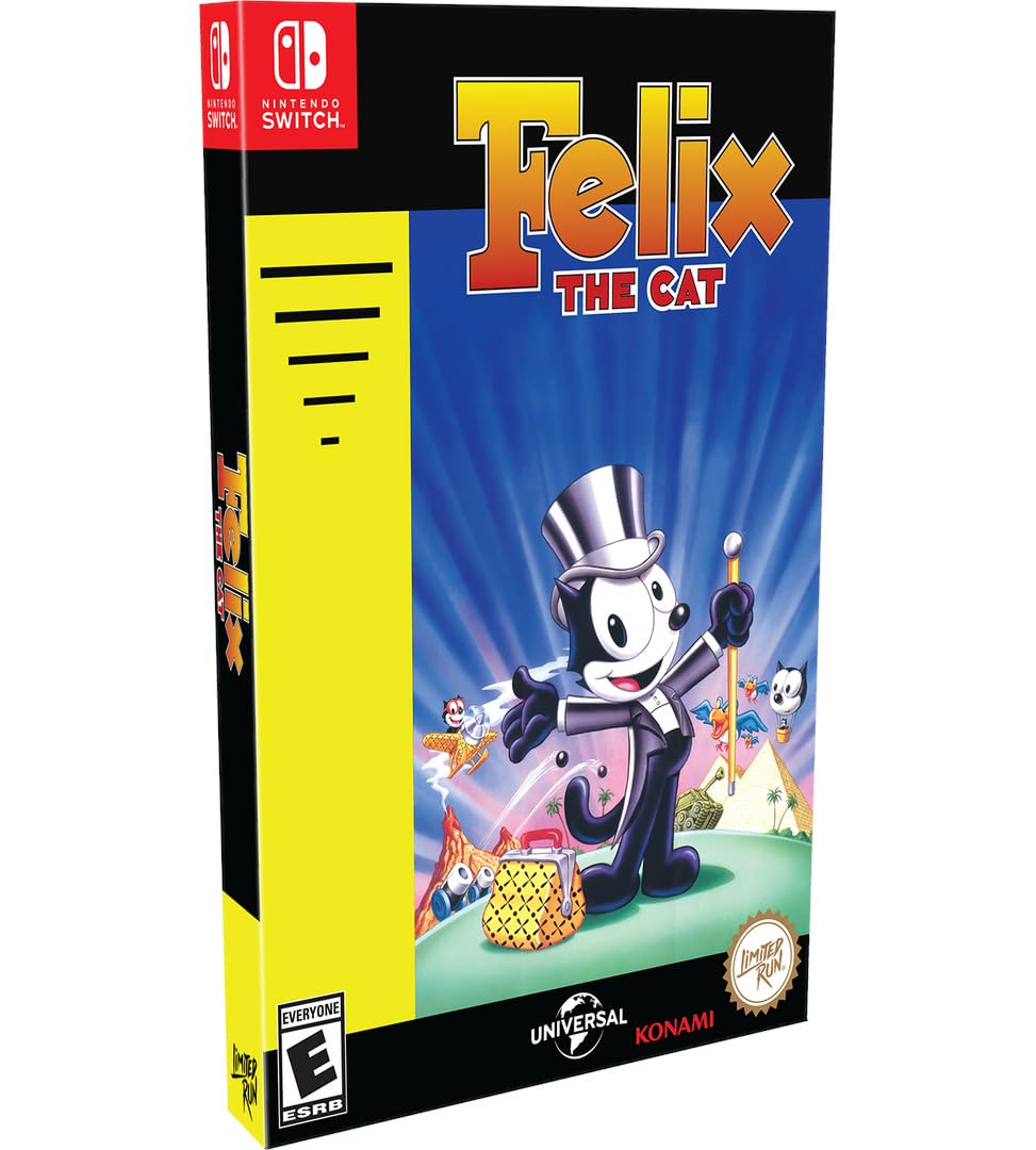 PRODUCT DETAILS 【商品情報】・商品名：Felix the Cat Classic Edition (Limited Run Games #203) - for Nintendo Switch・対応機種：Nintendo Switch（ニンテンドースイッチ）・仕様：北米版・言語：英語【コンディション】・海外直輸入品です。・パッケージに輸送によるスレ・小傷がある場合があります。 ■ 日本国内のSwitch本体でプレイいただけます Nintendo Switchはリージョンフリーのため、北米版のゲームカードも日本国内で購入された本体でそのままプレイいただけます。 ■ 北米版ゲームについてのご注意（必ずお読みください） ・ゲーム内の表示および音声は英語です。タイトルによっては日本語に対応していない場合があります。・パッケージ・取扱説明書はすべて英語表記です。・追加コンテンツ（DLC）やオンライン機能のご利用には、北米（海外）のニンテンドーアカウントが必要となる場合があります。・日本国内で購入されたダウンロード版・セーブデータとの互換については保証いたしかねます。・海外版であることを理由とした返品・交換はお受けできません。 ■ ご注意 ・掲載画像は実物に近い色味になるよう調整しておりますが、ご利用の環境により差異が生じる場合があります。・複数店舗で在庫を共有しているため、ご注文後に在庫切れとなる場合がございます。・海外倉庫からのお取り寄せのため、発送までに数日〜2〜3週間程度かかる場合があります。 ■ 納期についてお届けの目安を必ずご確認ください。 ご注意 海外からの輸入品となります。海外輸送のため、外箱に軽微なスレ等がある場合がございますが、商品本体には影響ございません。 ※在庫状況は仕入先の在庫情報をもとに出来る限り正確に表示しておりますが、取寄せ商品のため、タイミングによりご注文後に欠品・キャンセルとなる場合がございます。
