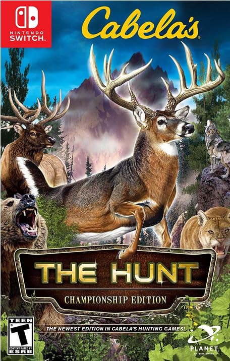 PRODUCT DETAILS 【商品情報】・商品名：Cabela's: The Hunt (Championship Edition) - For Nintendo Switch・対応機種：Nintendo Switch（ニンテンドースイッチ）・仕様：北米版・言語：英語【コンディション】・海外直輸入品です。・パッケージに輸送によるスレ・小傷がある場合があります。 ■ 日本国内のSwitch本体でプレイいただけます Nintendo Switchはリージョンフリーのため、北米版のゲームカードも日本国内で購入された本体でそのままプレイいただけます。 ■ 北米版ゲームについてのご注意（必ずお読みください） ・ゲーム内の表示および音声は英語です。タイトルによっては日本語に対応していない場合があります。・パッケージ・取扱説明書はすべて英語表記です。・追加コンテンツ（DLC）やオンライン機能のご利用には、北米（海外）のニンテンドーアカウントが必要となる場合があります。・日本国内で購入されたダウンロード版・セーブデータとの互換については保証いたしかねます。・海外版であることを理由とした返品・交換はお受けできません。 ■ ご注意 ・掲載画像は実物に近い色味になるよう調整しておりますが、ご利用の環境により差異が生じる場合があります。・複数店舗で在庫を共有しているため、ご注文後に在庫切れとなる場合がございます。・海外倉庫からのお取り寄せのため、発送までに数日〜2〜3週間程度かかる場合があります。 ■ 納期についてお届けの目安を必ずご確認ください。 ご注意 海外からの輸入品となります。海外輸送のため、外箱に軽微なスレ等がある場合がございますが、商品本体には影響ございません。 ※在庫状況は仕入先の在庫情報をもとに出来る限り正確に表示しておりますが、取寄せ商品のため、タイミングによりご注文後に欠品・キャンセルとなる場合がございます。