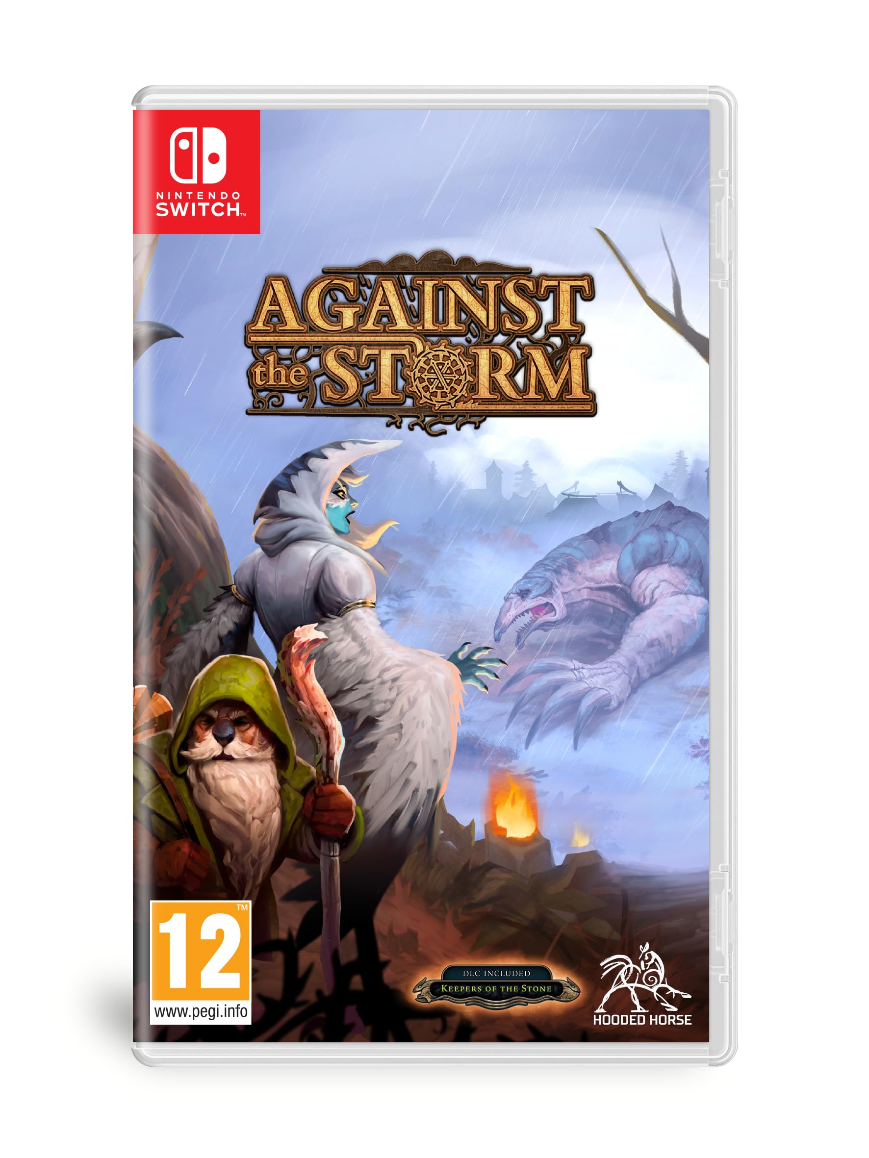 PRODUCT DETAILS 【商品情報】・商品名：Against the Storm (Nintendo Switch)・対応機種：Nintendo Switch（ニンテンドースイッチ）・仕様：北米版・言語：英語【コンディション】・海外直輸入品です。・パッケージに輸送によるスレ・小傷がある場合があります。 ■ 日本国内のSwitch本体でプレイいただけます Nintendo Switchはリージョンフリーのため、北米版のゲームカードも日本国内で購入された本体でそのままプレイいただけます。 ■ 北米版ゲームについてのご注意（必ずお読みください） ・ゲーム内の表示および音声は英語です。タイトルによっては日本語に対応していない場合があります。・パッケージ・取扱説明書はすべて英語表記です。・追加コンテンツ（DLC）やオンライン機能のご利用には、北米（海外）のニンテンドーアカウントが必要となる場合があります。・日本国内で購入されたダウンロード版・セーブデータとの互換については保証いたしかねます。・海外版であることを理由とした返品・交換はお受けできません。 ■ ご注意 ・掲載画像は実物に近い色味になるよう調整しておりますが、ご利用の環境により差異が生じる場合があります。・複数店舗で在庫を共有しているため、ご注文後に在庫切れとなる場合がございます。・海外倉庫からのお取り寄せのため、発送までに数日〜2〜3週間程度かかる場合があります。 ■ 納期についてお届けの目安を必ずご確認ください。 ご注意 海外からの輸入品となります。海外輸送のため、外箱に軽微なスレ等がある場合がございますが、商品本体には影響ございません。 ※在庫状況は仕入先の在庫情報をもとに出来る限り正確に表示しておりますが、取寄せ商品のため、タイミングによりご注文後に欠品・キャンセルとなる場合がございます。