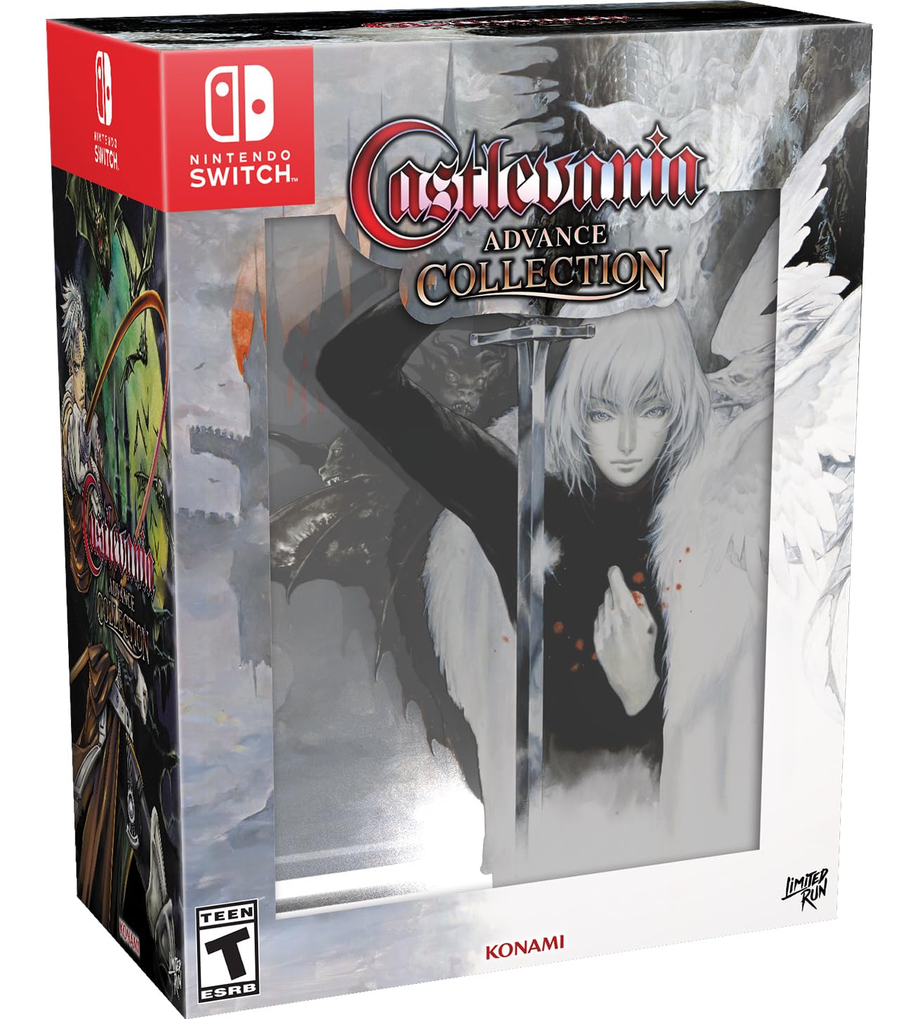 PRODUCT DETAILS 【商品情報】・商品名：Castlevania Advance Collection Ultimate Edition (Limited Run Games #198) - for Nintendo Switch・対応機種：Nintendo Switch（ニンテンドースイッチ）・仕様：北米版・言語：英語【コンディション】・海外直輸入品です。・パッケージに輸送によるスレ・小傷がある場合があります。 ■ 日本国内のSwitch本体でプレイいただけます Nintendo Switchはリージョンフリーのため、北米版のゲームカードも日本国内で購入された本体でそのままプレイいただけます。 ■ 北米版ゲームについてのご注意（必ずお読みください） ・ゲーム内の表示および音声は英語です。タイトルによっては日本語に対応していない場合があります。・パッケージ・取扱説明書はすべて英語表記です。・追加コンテンツ（DLC）やオンライン機能のご利用には、北米（海外）のニンテンドーアカウントが必要となる場合があります。・日本国内で購入されたダウンロード版・セーブデータとの互換については保証いたしかねます。・海外版であることを理由とした返品・交換はお受けできません。 ■ ご注意 ・掲載画像は実物に近い色味になるよう調整しておりますが、ご利用の環境により差異が生じる場合があります。・複数店舗で在庫を共有しているため、ご注文後に在庫切れとなる場合がございます。・海外倉庫からのお取り寄せのため、発送までに数日〜2〜3週間程度かかる場合があります。 ■ 納期についてお届けの目安を必ずご確認ください。 ご注意 海外からの輸入品となります。海外輸送のため、外箱に軽微なスレ等がある場合がございますが、商品本体には影響ございません。 ※在庫状況は仕入先の在庫情報をもとに出来る限り正確に表示しておりますが、取寄せ商品のため、タイミングによりご注文後に欠品・キャンセルとなる場合がございます。