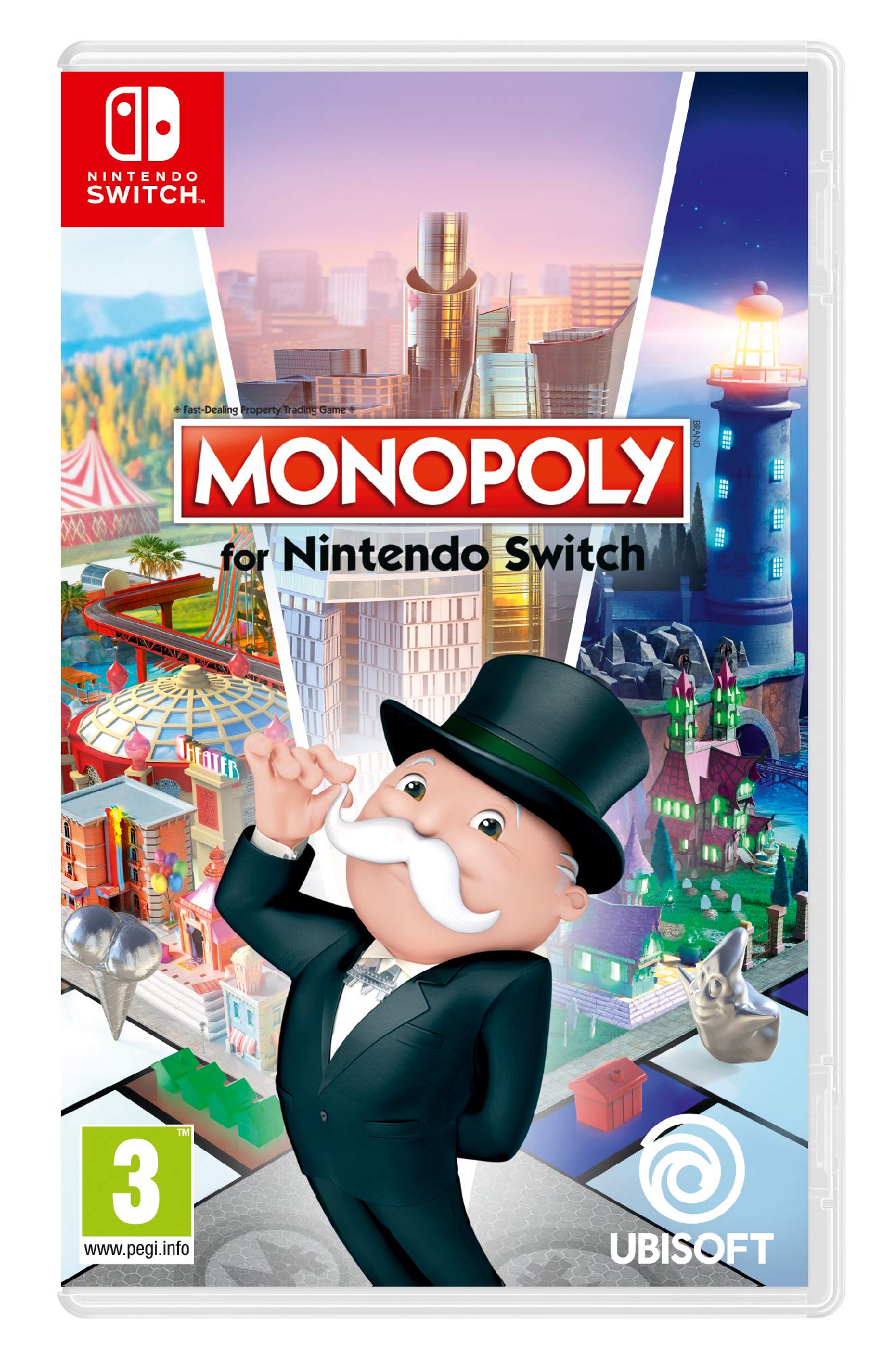 PRODUCT DETAILS 【商品情報】・商品名：Monopoly (Nintendo Switch)・対応機種：Nintendo Switch（ニンテンドースイッチ）・仕様：北米版・言語：英語【コンディション】・海外直輸入品です。・パッケージに輸送によるスレ・小傷がある場合があります。 ■ 日本国内のSwitch本体でプレイいただけます Nintendo Switchはリージョンフリーのため、北米版のゲームカードも日本国内で購入された本体でそのままプレイいただけます。 ■ 北米版ゲームについてのご注意（必ずお読みください） ・ゲーム内の表示および音声は英語です。タイトルによっては日本語に対応していない場合があります。・パッケージ・取扱説明書はすべて英語表記です。・追加コンテンツ（DLC）やオンライン機能のご利用には、北米（海外）のニンテンドーアカウントが必要となる場合があります。・日本国内で購入されたダウンロード版・セーブデータとの互換については保証いたしかねます。・海外版であることを理由とした返品・交換はお受けできません。 ■ ご注意 ・掲載画像は実物に近い色味になるよう調整しておりますが、ご利用の環境により差異が生じる場合があります。・複数店舗で在庫を共有しているため、ご注文後に在庫切れとなる場合がございます。・海外倉庫からのお取り寄せのため、発送までに数日〜2〜3週間程度かかる場合があります。 ■ 納期についてお届けの目安を必ずご確認ください。 ご注意 海外からの輸入品となります。海外輸送のため、外箱に軽微なスレ等がある場合がございますが、商品本体には影響ございません。 ※在庫状況は仕入先の在庫情報をもとに出来る限り正確に表示しておりますが、取寄せ商品のため、タイミングによりご注文後に欠品・キャンセルとなる場合がございます。