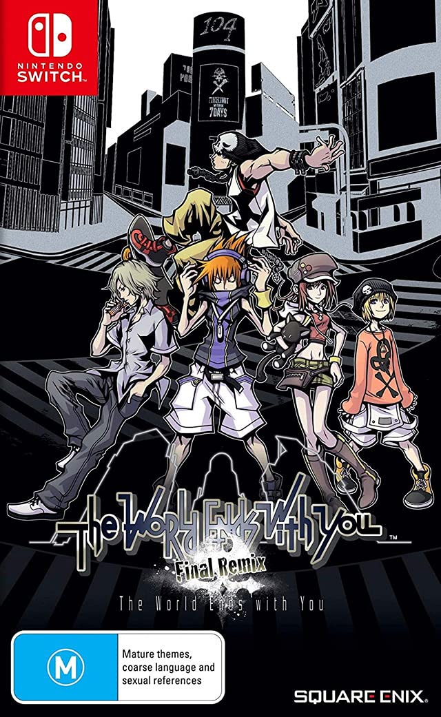 PRODUCT DETAILS 【商品情報】・商品名：The World Ends with You: Final Remix - Nintendo Switch・対応機種：Nintendo Switch（ニンテンドースイッチ）・仕様：北米版・言語：英語【コンディション】・海外直輸入品です。・パッケージに輸送によるスレ・小傷がある場合があります。 ■ 日本国内のSwitch本体でプレイいただけます Nintendo Switchはリージョンフリーのため、北米版のゲームカードも日本国内で購入された本体でそのままプレイいただけます。 ■ 北米版ゲームについてのご注意（必ずお読みください） ・ゲーム内の表示および音声は英語です。タイトルによっては日本語に対応していない場合があります。・パッケージ・取扱説明書はすべて英語表記です。・追加コンテンツ（DLC）やオンライン機能のご利用には、北米（海外）のニンテンドーアカウントが必要となる場合があります。・日本国内で購入されたダウンロード版・セーブデータとの互換については保証いたしかねます。・海外版であることを理由とした返品・交換はお受けできません。 ■ ご注意 ・掲載画像は実物に近い色味になるよう調整しておりますが、ご利用の環境により差異が生じる場合があります。・複数店舗で在庫を共有しているため、ご注文後に在庫切れとなる場合がございます。・海外倉庫からのお取り寄せのため、発送までに数日〜2〜3週間程度かかる場合があります。 ■ 納期についてお届けの目安を必ずご確認ください。 ご注意 海外からの輸入品となります。海外輸送のため、外箱に軽微なスレ等がある場合がございますが、商品本体には影響ございません。 ※在庫状況は仕入先の在庫情報をもとに出来る限り正確に表示しておりますが、取寄せ商品のため、タイミングによりご注文後に欠品・キャンセルとなる場合がございます。