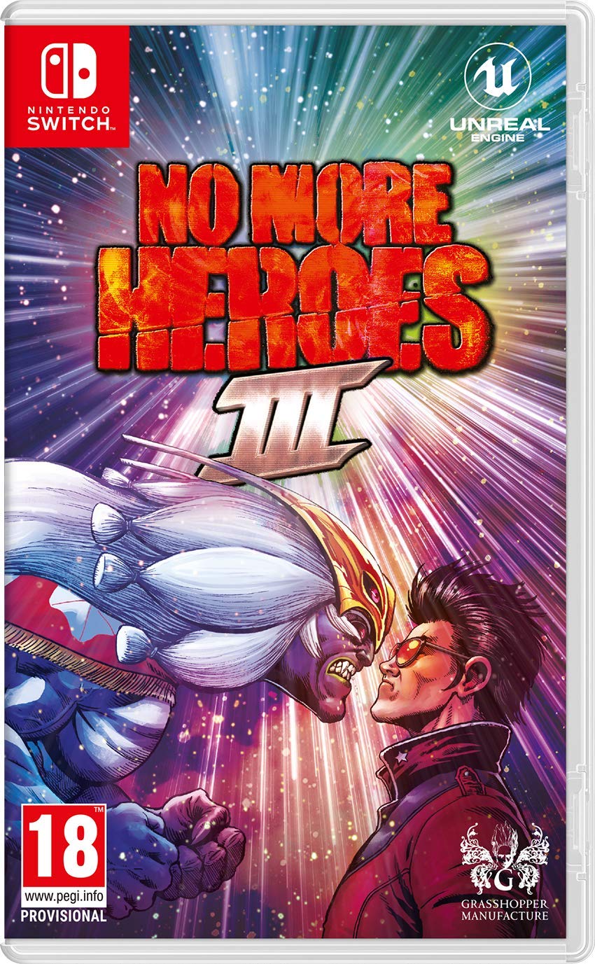 PRODUCT DETAILS 【商品情報】・商品名：Video game Nintendo No More Heroes 3・対応機種：Nintendo Switch（ニンテンドースイッチ）・仕様：北米版・言語：英語【コンディション】・海外直輸入品です。・パッケージに輸送によるスレ・小傷がある場合があります。 ■ 日本国内のSwitch本体でプレイいただけます Nintendo Switchはリージョンフリーのため、北米版のゲームカードも日本国内で購入された本体でそのままプレイいただけます。 ■ 北米版ゲームについてのご注意（必ずお読みください） ・ゲーム内の表示および音声は英語です。タイトルによっては日本語に対応していない場合があります。・パッケージ・取扱説明書はすべて英語表記です。・追加コンテンツ（DLC）やオンライン機能のご利用には、北米（海外）のニンテンドーアカウントが必要となる場合があります。・日本国内で購入されたダウンロード版・セーブデータとの互換については保証いたしかねます。・海外版であることを理由とした返品・交換はお受けできません。 ■ ご注意 ・掲載画像は実物に近い色味になるよう調整しておりますが、ご利用の環境により差異が生じる場合があります。・複数店舗で在庫を共有しているため、ご注文後に在庫切れとなる場合がございます。・海外倉庫からのお取り寄せのため、発送までに数日〜2〜3週間程度かかる場合があります。 ■ 納期についてお届けの目安を必ずご確認ください。 ご注意 海外からの輸入品となります。海外輸送のため、外箱に軽微なスレ等がある場合がございますが、商品本体には影響ございません。 ※在庫状況は仕入先の在庫情報をもとに出来る限り正確に表示しておりますが、取寄せ商品のため、タイミングによりご注文後に欠品・キャンセルとなる場合がございます。