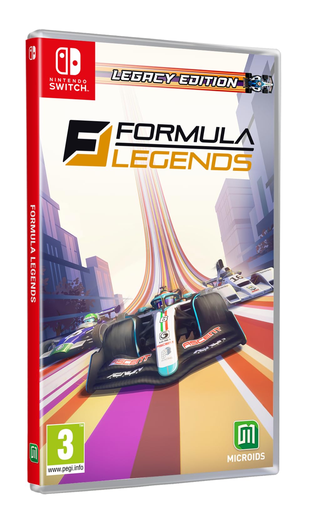 PRODUCT DETAILS 【商品情報】・商品名：FORMULA LEGENDS - LEGACY EDITION Switch・対応機種：Nintendo Switch（ニンテンドースイッチ）・仕様：北米版・言語：英語【コンディション】・海外直輸入品です。・パッケージに輸送によるスレ・小傷がある場合があります。 ■ 日本国内のSwitch本体でプレイいただけます Nintendo Switchはリージョンフリーのため、北米版のゲームカードも日本国内で購入された本体でそのままプレイいただけます。 ■ 北米版ゲームについてのご注意（必ずお読みください） ・ゲーム内の表示および音声は英語です。タイトルによっては日本語に対応していない場合があります。・パッケージ・取扱説明書はすべて英語表記です。・追加コンテンツ（DLC）やオンライン機能のご利用には、北米（海外）のニンテンドーアカウントが必要となる場合があります。・日本国内で購入されたダウンロード版・セーブデータとの互換については保証いたしかねます。・海外版であることを理由とした返品・交換はお受けできません。 ■ ご注意 ・掲載画像は実物に近い色味になるよう調整しておりますが、ご利用の環境により差異が生じる場合があります。・複数店舗で在庫を共有しているため、ご注文後に在庫切れとなる場合がございます。・海外倉庫からのお取り寄せのため、発送までに数日〜2〜3週間程度かかる場合があります。 ■ 納期についてお届けの目安を必ずご確認ください。 ご注意 海外からの輸入品となります。海外輸送のため、外箱に軽微なスレ等がある場合がございますが、商品本体には影響ございません。 ※在庫状況は仕入先の在庫情報をもとに出来る限り正確に表示しておりますが、取寄せ商品のため、タイミングによりご注文後に欠品・キャンセルとなる場合がございます。