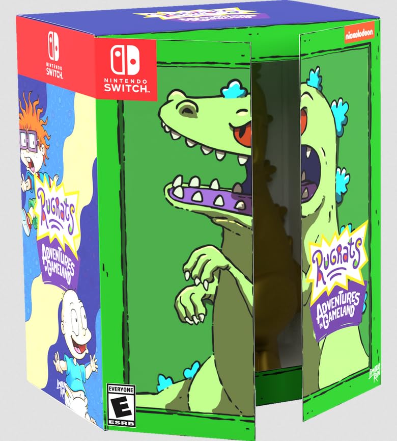 PRODUCT DETAILS 【商品情報】・商品名：Rugrats: Adventures in Gameland Collectors Edition - For Nintendo Switch・対応機種：Nintendo Switch（ニンテンドースイッチ）・仕様：北米版・言語：英語【コンディション】・海外直輸入品です。・パッケージに輸送によるスレ・小傷がある場合があります。 ■ 日本国内のSwitch本体でプレイいただけます Nintendo Switchはリージョンフリーのため、北米版のゲームカードも日本国内で購入された本体でそのままプレイいただけます。 ■ 北米版ゲームについてのご注意（必ずお読みください） ・ゲーム内の表示および音声は英語です。タイトルによっては日本語に対応していない場合があります。・パッケージ・取扱説明書はすべて英語表記です。・追加コンテンツ（DLC）やオンライン機能のご利用には、北米（海外）のニンテンドーアカウントが必要となる場合があります。・日本国内で購入されたダウンロード版・セーブデータとの互換については保証いたしかねます。・海外版であることを理由とした返品・交換はお受けできません。 ■ ご注意 ・掲載画像は実物に近い色味になるよう調整しておりますが、ご利用の環境により差異が生じる場合があります。・複数店舗で在庫を共有しているため、ご注文後に在庫切れとなる場合がございます。・海外倉庫からのお取り寄せのため、発送までに数日〜2〜3週間程度かかる場合があります。 ■ 納期についてお届けの目安を必ずご確認ください。 ご注意 海外からの輸入品となります。海外輸送のため、外箱に軽微なスレ等がある場合がございますが、商品本体には影響ございません。 ※在庫状況は仕入先の在庫情報をもとに出来る限り正確に表示しておりますが、取寄せ商品のため、タイミングによりご注文後に欠品・キャンセルとなる場合がございます。