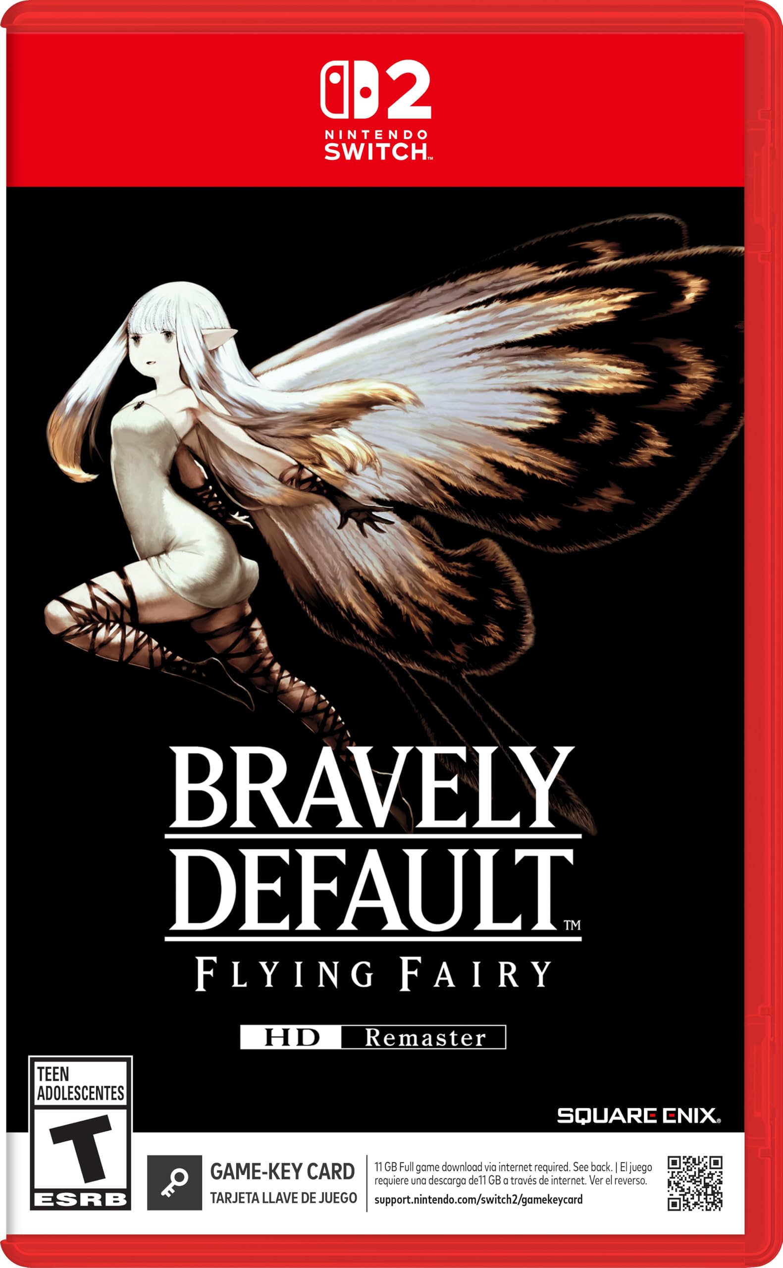 PRODUCT DETAILS 【商品情報】・商品名：BRAVELY DEFAULT FLYING FAIRY HD Remaster・対応機種：Nintendo Switch 2（ニンテンドースイッチ2）・仕様：北米版・言語：英語【コンディション】・新品・海外直輸入品です。・パッケージに輸送によるスレ・小傷がある場合があります。 ■ 北米版ゲームについてのご注意（必ずお読みください） ・Nintendo Switch 2 のゲームカードにリージョンロックはなく、日本国内で購入された本体でも動作します。・ただし任天堂は海外版パッケージソフトの動作を保証しておりません（「日本語・国内専用」モデル／「多言語対応」モデルとも動作保証対象外です）。・ゲーム内の表示および音声は英語です。日本語には対応していない場合があります。・「Nintendo Switch 2 日本語・国内専用」モデルは日本のニンテンドーアカウントのみ連携可能なため、北米版の追加コンテンツ（DLC）は購入・利用できません。・パッケージ・取扱説明書はすべて英語表記です。・海外版であること、およびお手持ちの本体で使用できないことを理由とした返品・交換はお受けできません。 ■ ご注意 ・掲載画像は実物に近い色味になるよう調整しておりますが、ご利用の環境により差異が生じる場合があります。・複数店舗で在庫を共有しているため、ご注文後に在庫切れとなる場合がございます。・海外倉庫からのお取り寄せのため、発送までに数日〜2〜3週間程度かかる場合があります。 ■ 納期についてお届けの目安を必ずご確認ください。 ご注意 海外からの輸入品となります。海外輸送のため、外箱に軽微なスレ等がある場合がございますが、商品本体には影響ございません。 ※在庫状況は仕入先の在庫情報をもとに出来る限り正確に表示しておりますが、取寄せ商品のため、タイミングによりご注文後に欠品・キャンセルとなる場合がございます。