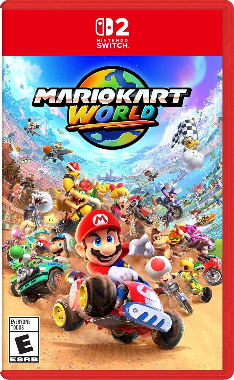 Nintendo Mario Kart World Switch 2 - 24-Driver Knockout Tour, Free Roam & Dynamic Racing 北米版 Nintendo Switch 2 ニンテンドースイッチ2 海外版ソフト