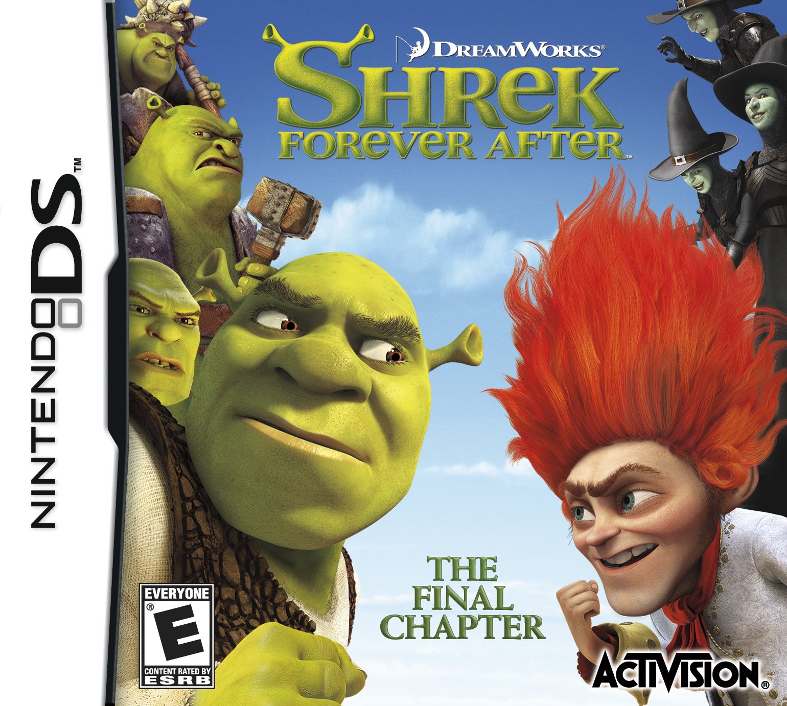 PRODUCT DETAILS 【商品情報】・商品名：Shrek 4 Forever After - Nintendo DS・対応機種：ニンテンドーDS（Nintendo DS）・仕様：北米版・言語：英語【コンディション】・新品・海外直輸入品です。・パッケージに輸送によるスレ・小傷がある場合があります。 ■ 日本国内のDS本体でプレイいただけます ニンテンドーDS／DS Lite 本体はリージョンフリーのため、北米版のソフトも日本国内で購入された本体でそのままプレイいただけます。 ■ 北米版ゲームについてのご注意（必ずお読みください） ・ゲーム内の表示および音声は英語です。日本語には対応しておりません。・ニンテンドーDSi／DSi LL／3DSシリーズでは、通常のDSソフトはプレイできますが、「DSi専用」「DSi拡張」ソフトは地域制限により動作しません。・任天堂のオンラインサービス（ニンテンドーWi-Fiコネクション）は終了しているため、通信対戦・配信要素はご利用いただけません。・パッケージ・取扱説明書はすべて英語表記です。・海外版であること、およびお手持ちの本体で使用できないことを理由とした返品・交換はお受けできません。 ■ ご注意 ・掲載画像は実物に近い色味になるよう調整しておりますが、ご利用の環境により差異が生じる場合があります。・複数店舗で在庫を共有しているため、ご注文後に在庫切れとなる場合がございます。・海外倉庫からのお取り寄せのため、発送までに数日〜2〜3週間程度かかる場合があります。 ■ 納期についてお届けの目安を必ずご確認ください。 ご注意 海外からの輸入品となります。海外輸送のため、外箱に軽微なスレ等がある場合がございますが、商品本体には影響ございません。 ※在庫状況は仕入先の在庫情報をもとに出来る限り正確に表示しておりますが、取寄せ商品のため、タイミングによりご注文後に欠品・キャンセルとなる場合がございます。