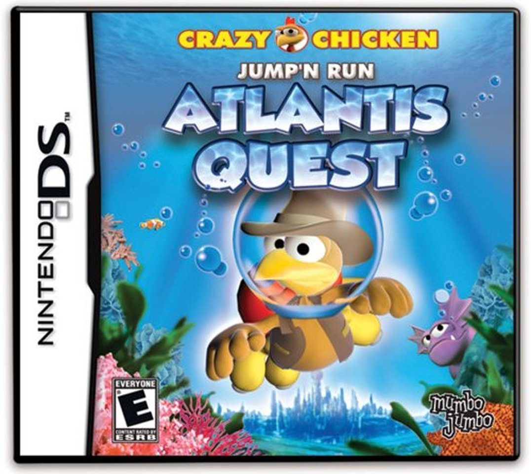 PRODUCT DETAILS 【商品情報】・商品名：Crazy Chicken - Atlantis Quest - Nintendo DS・対応機種：ニンテンドーDS（Nintendo DS）・仕様：北米版・言語：英語【コンディション】・新品・海外直輸入品です。・パッケージに輸送によるスレ・小傷がある場合があります。 ■ 日本国内のDS本体でプレイいただけます ニンテンドーDS／DS Lite 本体はリージョンフリーのため、北米版のソフトも日本国内で購入された本体でそのままプレイいただけます。 ■ 北米版ゲームについてのご注意（必ずお読みください） ・ゲーム内の表示および音声は英語です。日本語には対応しておりません。・ニンテンドーDSi／DSi LL／3DSシリーズでは、通常のDSソフトはプレイできますが、「DSi専用」「DSi拡張」ソフトは地域制限により動作しません。・任天堂のオンラインサービス（ニンテンドーWi-Fiコネクション）は終了しているため、通信対戦・配信要素はご利用いただけません。・パッケージ・取扱説明書はすべて英語表記です。・海外版であること、およびお手持ちの本体で使用できないことを理由とした返品・交換はお受けできません。 ■ ご注意 ・掲載画像は実物に近い色味になるよう調整しておりますが、ご利用の環境により差異が生じる場合があります。・複数店舗で在庫を共有しているため、ご注文後に在庫切れとなる場合がございます。・海外倉庫からのお取り寄せのため、発送までに数日〜2〜3週間程度かかる場合があります。 ■ 納期についてお届けの目安を必ずご確認ください。 ご注意 海外からの輸入品となります。海外輸送のため、外箱に軽微なスレ等がある場合がございますが、商品本体には影響ございません。 ※在庫状況は仕入先の在庫情報をもとに出来る限り正確に表示しておりますが、取寄せ商品のため、タイミングによりご注文後に欠品・キャンセルとなる場合がございます。