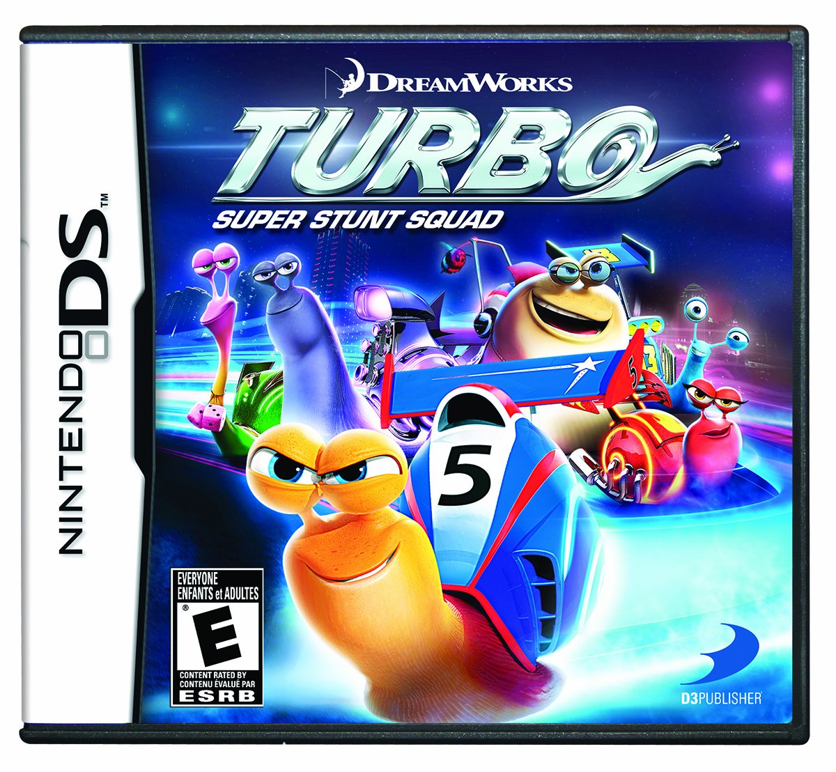 PRODUCT DETAILS 【商品情報】・商品名：Turbo: Super Stunt Squad - Nintendo DS・対応機種：ニンテンドーDS（Nintendo DS）・仕様：北米版・言語：英語【コンディション】・新品・海外直輸入品です。・パッケージに輸送によるスレ・小傷がある場合があります。 ■ 日本国内のDS本体でプレイいただけます ニンテンドーDS／DS Lite 本体はリージョンフリーのため、北米版のソフトも日本国内で購入された本体でそのままプレイいただけます。 ■ 北米版ゲームについてのご注意（必ずお読みください） ・ゲーム内の表示および音声は英語です。日本語には対応しておりません。・ニンテンドーDSi／DSi LL／3DSシリーズでは、通常のDSソフトはプレイできますが、「DSi専用」「DSi拡張」ソフトは地域制限により動作しません。・任天堂のオンラインサービス（ニンテンドーWi-Fiコネクション）は終了しているため、通信対戦・配信要素はご利用いただけません。・パッケージ・取扱説明書はすべて英語表記です。・海外版であること、およびお手持ちの本体で使用できないことを理由とした返品・交換はお受けできません。 ■ ご注意 ・掲載画像は実物に近い色味になるよう調整しておりますが、ご利用の環境により差異が生じる場合があります。・複数店舗で在庫を共有しているため、ご注文後に在庫切れとなる場合がございます。・海外倉庫からのお取り寄せのため、発送までに数日〜2〜3週間程度かかる場合があります。 ■ 納期についてお届けの目安を必ずご確認ください。 ご注意 海外からの輸入品となります。海外輸送のため、外箱に軽微なスレ等がある場合がございますが、商品本体には影響ございません。 ※在庫状況は仕入先の在庫情報をもとに出来る限り正確に表示しておりますが、取寄せ商品のため、タイミングによりご注文後に欠品・キャンセルとなる場合がございます。