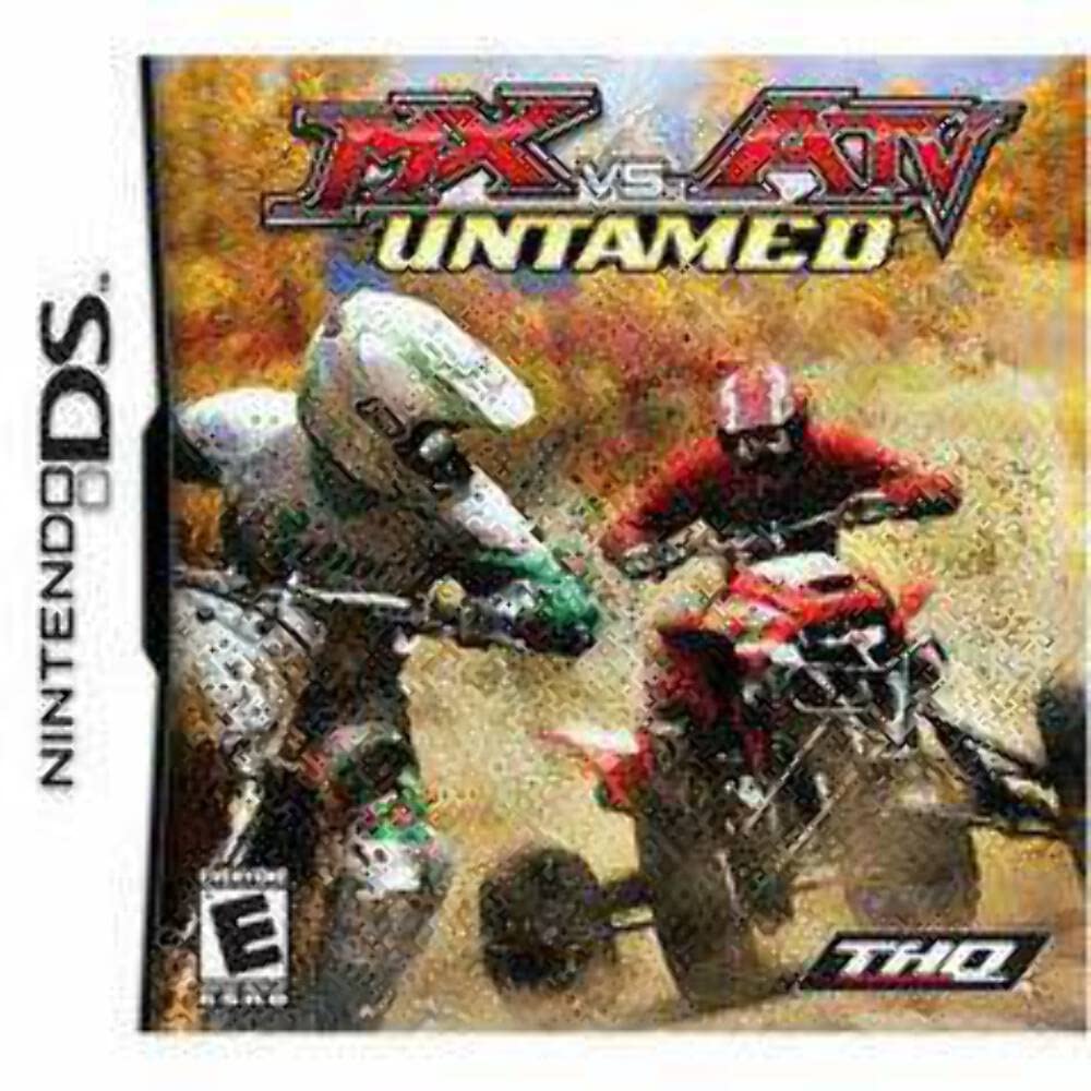 PRODUCT DETAILS 【商品情報】・商品名：Mx Vs ATV Untamed - Nintendo DS・対応機種：ニンテンドーDS（Nintendo DS）・仕様：北米版・言語：英語【コンディション】・新品・海外直輸入品です。・パッケージに輸送によるスレ・小傷がある場合があります。 ■ 日本国内のDS本体でプレイいただけます ニンテンドーDS／DS Lite 本体はリージョンフリーのため、北米版のソフトも日本国内で購入された本体でそのままプレイいただけます。 ■ 北米版ゲームについてのご注意（必ずお読みください） ・ゲーム内の表示および音声は英語です。日本語には対応しておりません。・ニンテンドーDSi／DSi LL／3DSシリーズでは、通常のDSソフトはプレイできますが、「DSi専用」「DSi拡張」ソフトは地域制限により動作しません。・任天堂のオンラインサービス（ニンテンドーWi-Fiコネクション）は終了しているため、通信対戦・配信要素はご利用いただけません。・パッケージ・取扱説明書はすべて英語表記です。・海外版であること、およびお手持ちの本体で使用できないことを理由とした返品・交換はお受けできません。 ■ ご注意 ・掲載画像は実物に近い色味になるよう調整しておりますが、ご利用の環境により差異が生じる場合があります。・複数店舗で在庫を共有しているため、ご注文後に在庫切れとなる場合がございます。・海外倉庫からのお取り寄せのため、発送までに数日〜2〜3週間程度かかる場合があります。 ■ 納期についてお届けの目安を必ずご確認ください。 ご注意 海外からの輸入品となります。海外輸送のため、外箱に軽微なスレ等がある場合がございますが、商品本体には影響ございません。 ※在庫状況は仕入先の在庫情報をもとに出来る限り正確に表示しておりますが、取寄せ商品のため、タイミングによりご注文後に欠品・キャンセルとなる場合がございます。