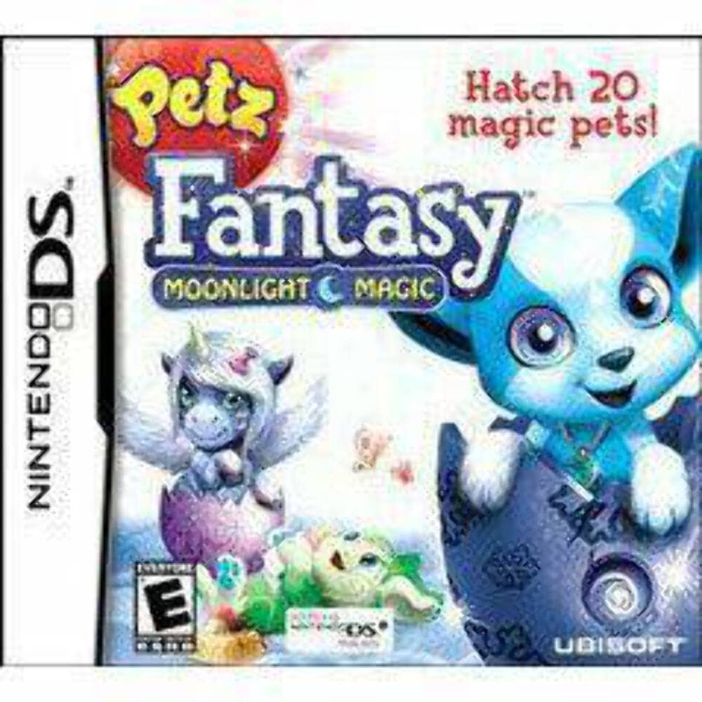 PRODUCT DETAILS 【商品情報】・商品名：Petz Fantasy: Moonlight Magic - Nintendo DS・対応機種：ニンテンドーDS（Nintendo DS）・仕様：北米版・言語：英語【コンディション】・新品・海外直輸入品です。・パッケージに輸送によるスレ・小傷がある場合があります。 ■ 日本国内のDS本体でプレイいただけます ニンテンドーDS／DS Lite 本体はリージョンフリーのため、北米版のソフトも日本国内で購入された本体でそのままプレイいただけます。 ■ 北米版ゲームについてのご注意（必ずお読みください） ・ゲーム内の表示および音声は英語です。日本語には対応しておりません。・ニンテンドーDSi／DSi LL／3DSシリーズでは、通常のDSソフトはプレイできますが、「DSi専用」「DSi拡張」ソフトは地域制限により動作しません。・任天堂のオンラインサービス（ニンテンドーWi-Fiコネクション）は終了しているため、通信対戦・配信要素はご利用いただけません。・パッケージ・取扱説明書はすべて英語表記です。・海外版であること、およびお手持ちの本体で使用できないことを理由とした返品・交換はお受けできません。 ■ ご注意 ・掲載画像は実物に近い色味になるよう調整しておりますが、ご利用の環境により差異が生じる場合があります。・複数店舗で在庫を共有しているため、ご注文後に在庫切れとなる場合がございます。・海外倉庫からのお取り寄せのため、発送までに数日〜2〜3週間程度かかる場合があります。 ■ 納期についてお届けの目安を必ずご確認ください。 ご注意 海外からの輸入品となります。海外輸送のため、外箱に軽微なスレ等がある場合がございますが、商品本体には影響ございません。 ※在庫状況は仕入先の在庫情報をもとに出来る限り正確に表示しておりますが、取寄せ商品のため、タイミングによりご注文後に欠品・キャンセルとなる場合がございます。