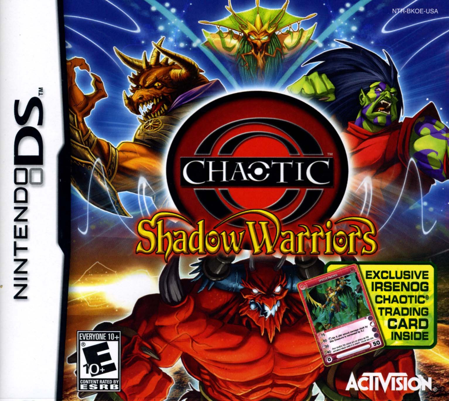 Chaotic NDS with Trading Card 北米版 ニンテンドーDS Nintendo DS 海外版ソフト