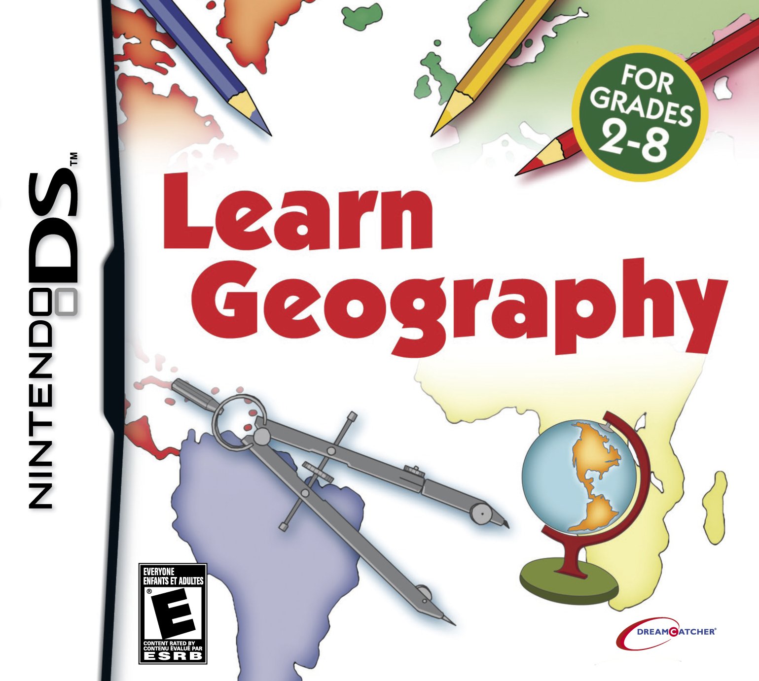 PRODUCT DETAILS 【商品情報】・商品名：Learn Geography - Nintendo DS・対応機種：ニンテンドーDS（Nintendo DS）・仕様：北米版・言語：英語【コンディション】・新品・海外直輸入品です。・パッケージに輸送によるスレ・小傷がある場合があります。 ■ 日本国内のDS本体でプレイいただけます ニンテンドーDS／DS Lite 本体はリージョンフリーのため、北米版のソフトも日本国内で購入された本体でそのままプレイいただけます。 ■ 北米版ゲームについてのご注意（必ずお読みください） ・ゲーム内の表示および音声は英語です。日本語には対応しておりません。・ニンテンドーDSi／DSi LL／3DSシリーズでは、通常のDSソフトはプレイできますが、「DSi専用」「DSi拡張」ソフトは地域制限により動作しません。・任天堂のオンラインサービス（ニンテンドーWi-Fiコネクション）は終了しているため、通信対戦・配信要素はご利用いただけません。・パッケージ・取扱説明書はすべて英語表記です。・海外版であること、およびお手持ちの本体で使用できないことを理由とした返品・交換はお受けできません。 ■ ご注意 ・掲載画像は実物に近い色味になるよう調整しておりますが、ご利用の環境により差異が生じる場合があります。・複数店舗で在庫を共有しているため、ご注文後に在庫切れとなる場合がございます。・海外倉庫からのお取り寄せのため、発送までに数日〜2〜3週間程度かかる場合があります。 ■ 納期についてお届けの目安を必ずご確認ください。 ご注意 海外からの輸入品となります。海外輸送のため、外箱に軽微なスレ等がある場合がございますが、商品本体には影響ございません。 ※在庫状況は仕入先の在庫情報をもとに出来る限り正確に表示しておりますが、取寄せ商品のため、タイミングによりご注文後に欠品・キャンセルとなる場合がございます。