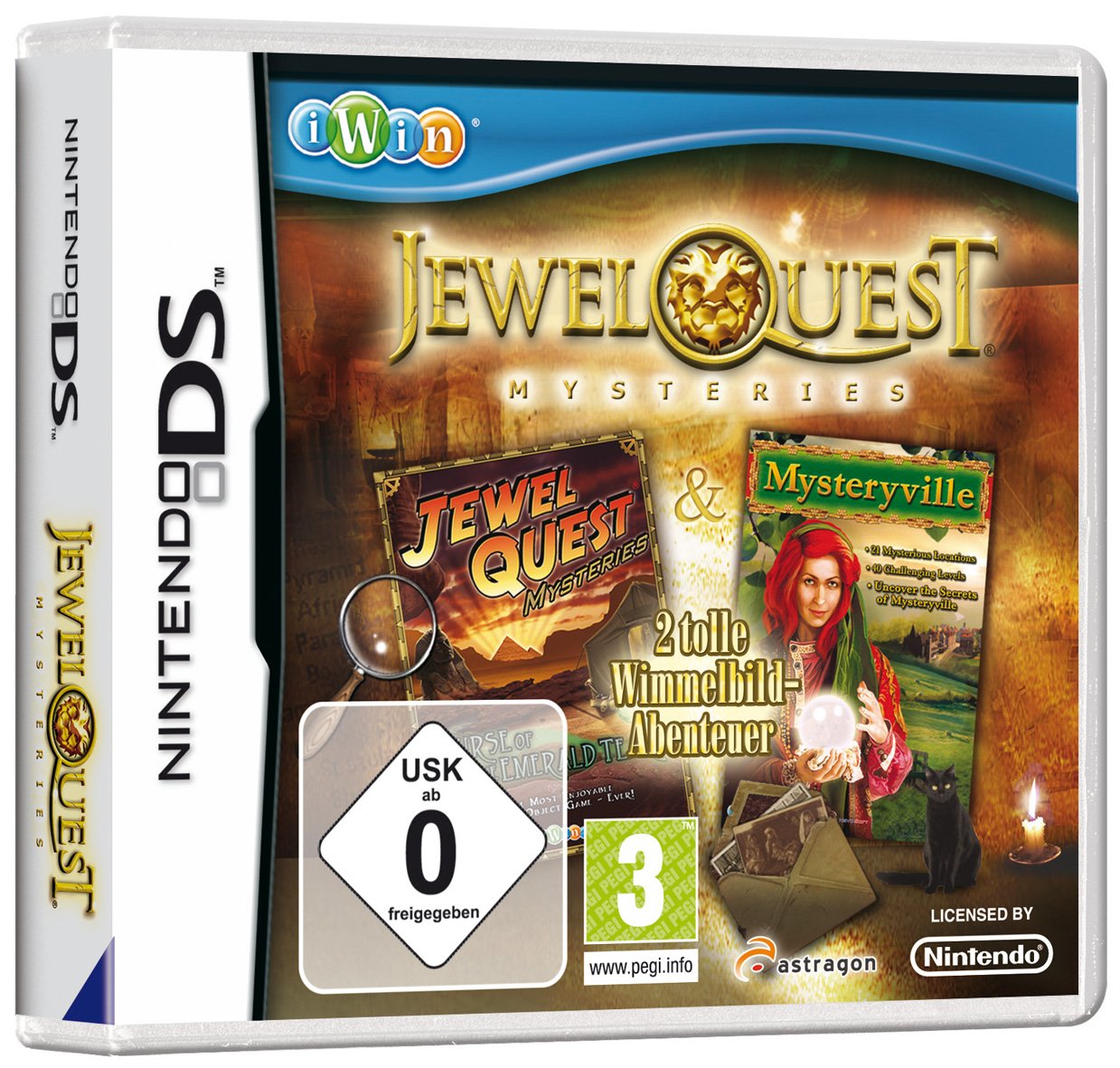 PRODUCT DETAILS 【商品情報】・商品名：Jewel Quest Mysteries - Nintendo DS・対応機種：ニンテンドーDS（Nintendo DS）・仕様：北米版・言語：英語【コンディション】・新品・海外直輸入品です。・パッケージに輸送によるスレ・小傷がある場合があります。 ■ 日本国内のDS本体でプレイいただけます ニンテンドーDS／DS Lite 本体はリージョンフリーのため、北米版のソフトも日本国内で購入された本体でそのままプレイいただけます。 ■ 北米版ゲームについてのご注意（必ずお読みください） ・ゲーム内の表示および音声は英語です。日本語には対応しておりません。・ニンテンドーDSi／DSi LL／3DSシリーズでは、通常のDSソフトはプレイできますが、「DSi専用」「DSi拡張」ソフトは地域制限により動作しません。・任天堂のオンラインサービス（ニンテンドーWi-Fiコネクション）は終了しているため、通信対戦・配信要素はご利用いただけません。・パッケージ・取扱説明書はすべて英語表記です。・海外版であること、およびお手持ちの本体で使用できないことを理由とした返品・交換はお受けできません。 ■ ご注意 ・掲載画像は実物に近い色味になるよう調整しておりますが、ご利用の環境により差異が生じる場合があります。・複数店舗で在庫を共有しているため、ご注文後に在庫切れとなる場合がございます。・海外倉庫からのお取り寄せのため、発送までに数日〜2〜3週間程度かかる場合があります。 ■ 納期についてお届けの目安を必ずご確認ください。 ご注意 海外からの輸入品となります。海外輸送のため、外箱に軽微なスレ等がある場合がございますが、商品本体には影響ございません。 ※在庫状況は仕入先の在庫情報をもとに出来る限り正確に表示しておりますが、取寄せ商品のため、タイミングによりご注文後に欠品・キャンセルとなる場合がございます。