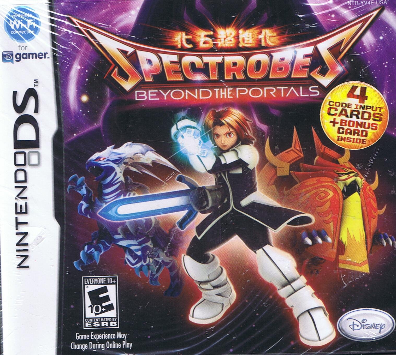 PRODUCT DETAILS 【商品情報】・商品名：Spectrobes Beyond the Portals: 4 Code Input Cards + Bonus Card・対応機種：ニンテンドーDS（Nintendo DS）・仕様：北米版・言語：英語【コンディション】・新品・海外直輸入品です。・パッケージに輸送によるスレ・小傷がある場合があります。 ■ 日本国内のDS本体でプレイいただけます ニンテンドーDS／DS Lite 本体はリージョンフリーのため、北米版のソフトも日本国内で購入された本体でそのままプレイいただけます。 ■ 北米版ゲームについてのご注意（必ずお読みください） ・ゲーム内の表示および音声は英語です。日本語には対応しておりません。・ニンテンドーDSi／DSi LL／3DSシリーズでは、通常のDSソフトはプレイできますが、「DSi専用」「DSi拡張」ソフトは地域制限により動作しません。・任天堂のオンラインサービス（ニンテンドーWi-Fiコネクション）は終了しているため、通信対戦・配信要素はご利用いただけません。・パッケージ・取扱説明書はすべて英語表記です。・海外版であること、およびお手持ちの本体で使用できないことを理由とした返品・交換はお受けできません。 ■ ご注意 ・掲載画像は実物に近い色味になるよう調整しておりますが、ご利用の環境により差異が生じる場合があります。・複数店舗で在庫を共有しているため、ご注文後に在庫切れとなる場合がございます。・海外倉庫からのお取り寄せのため、発送までに数日〜2〜3週間程度かかる場合があります。 ■ 納期についてお届けの目安を必ずご確認ください。 ご注意 海外からの輸入品となります。海外輸送のため、外箱に軽微なスレ等がある場合がございますが、商品本体には影響ございません。 ※在庫状況は仕入先の在庫情報をもとに出来る限り正確に表示しておりますが、取寄せ商品のため、タイミングによりご注文後に欠品・キャンセルとなる場合がございます。