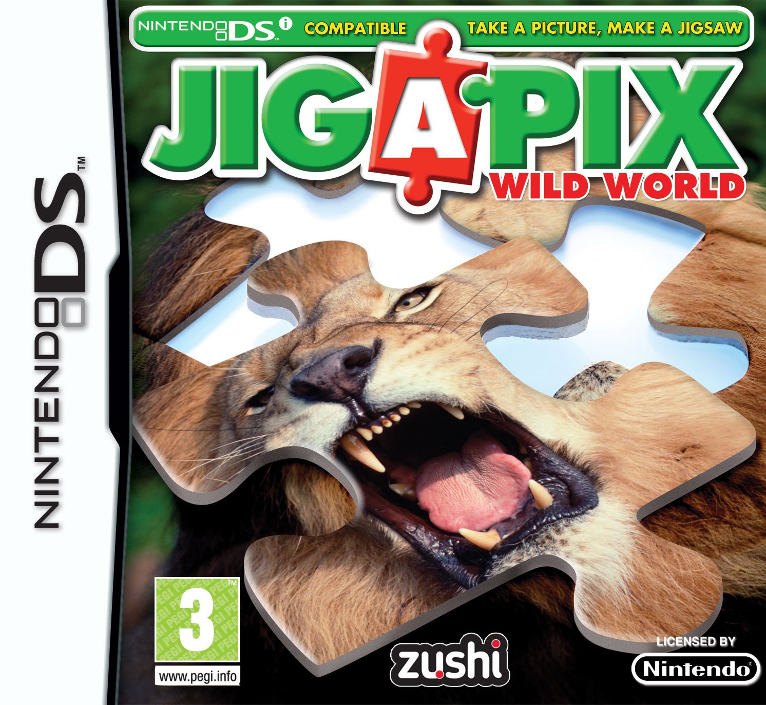 PRODUCT DETAILS 【商品情報】・商品名：Jig a Pix: Wild World・対応機種：ニンテンドーDS（Nintendo DS）・仕様：北米版・言語：英語【コンディション】・新品・海外直輸入品です。・パッケージに輸送によるスレ・小傷がある場合があります。 ■ 日本国内のDS本体でプレイいただけます ニンテンドーDS／DS Lite 本体はリージョンフリーのため、北米版のソフトも日本国内で購入された本体でそのままプレイいただけます。 ■ 北米版ゲームについてのご注意（必ずお読みください） ・ゲーム内の表示および音声は英語です。日本語には対応しておりません。・ニンテンドーDSi／DSi LL／3DSシリーズでは、通常のDSソフトはプレイできますが、「DSi専用」「DSi拡張」ソフトは地域制限により動作しません。・任天堂のオンラインサービス（ニンテンドーWi-Fiコネクション）は終了しているため、通信対戦・配信要素はご利用いただけません。・パッケージ・取扱説明書はすべて英語表記です。・海外版であること、およびお手持ちの本体で使用できないことを理由とした返品・交換はお受けできません。 ■ ご注意 ・掲載画像は実物に近い色味になるよう調整しておりますが、ご利用の環境により差異が生じる場合があります。・複数店舗で在庫を共有しているため、ご注文後に在庫切れとなる場合がございます。・海外倉庫からのお取り寄せのため、発送までに数日〜2〜3週間程度かかる場合があります。 ■ 納期についてお届けの目安を必ずご確認ください。 ご注意 海外からの輸入品となります。海外輸送のため、外箱に軽微なスレ等がある場合がございますが、商品本体には影響ございません。 ※在庫状況は仕入先の在庫情報をもとに出来る限り正確に表示しておりますが、取寄せ商品のため、タイミングによりご注文後に欠品・キャンセルとなる場合がございます。