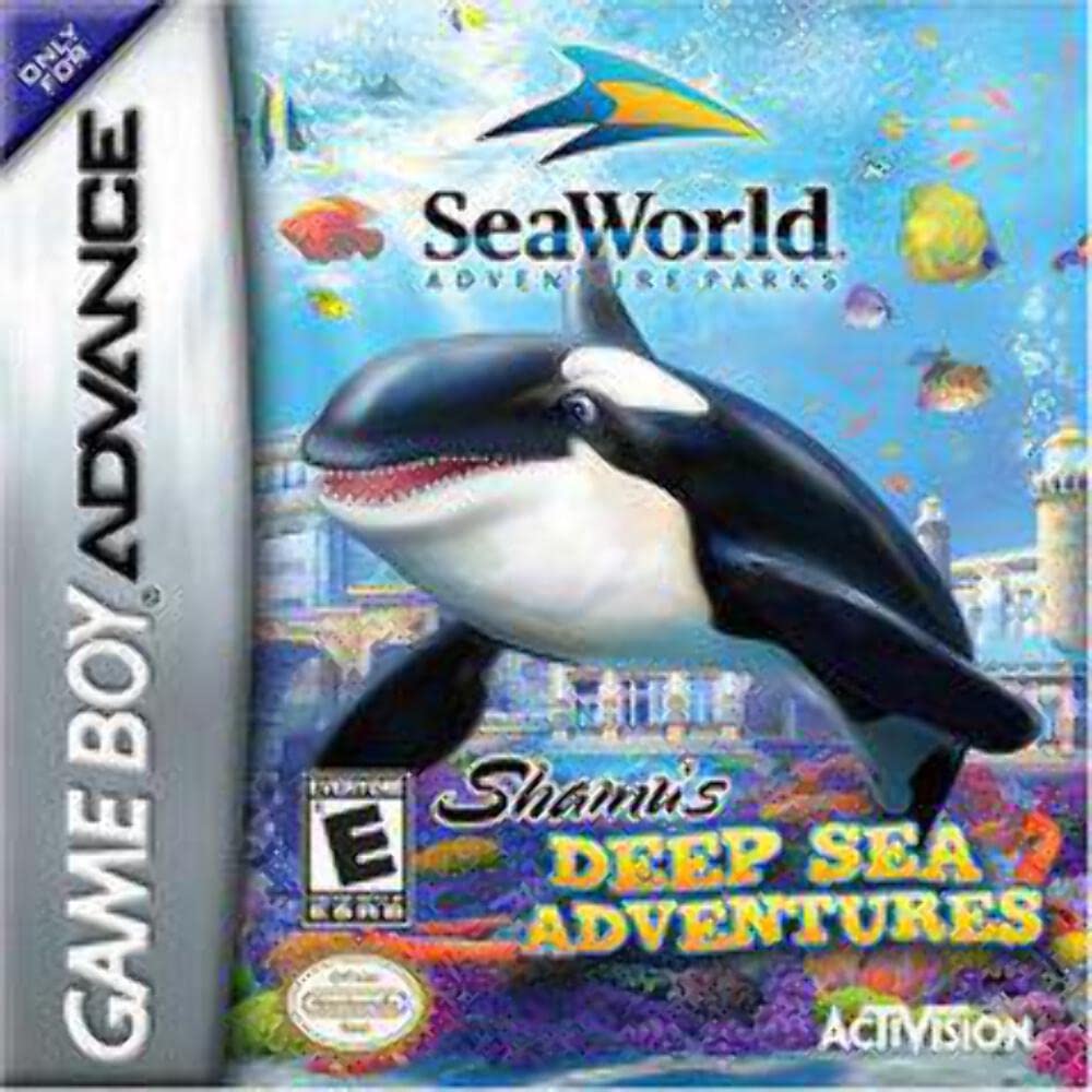 SeaWorld Adventure Parks Shamu's Deep Sea Adventure - Game Boy Advance 北米版 ゲームボーイアドバンス GBA 海外版ソフト