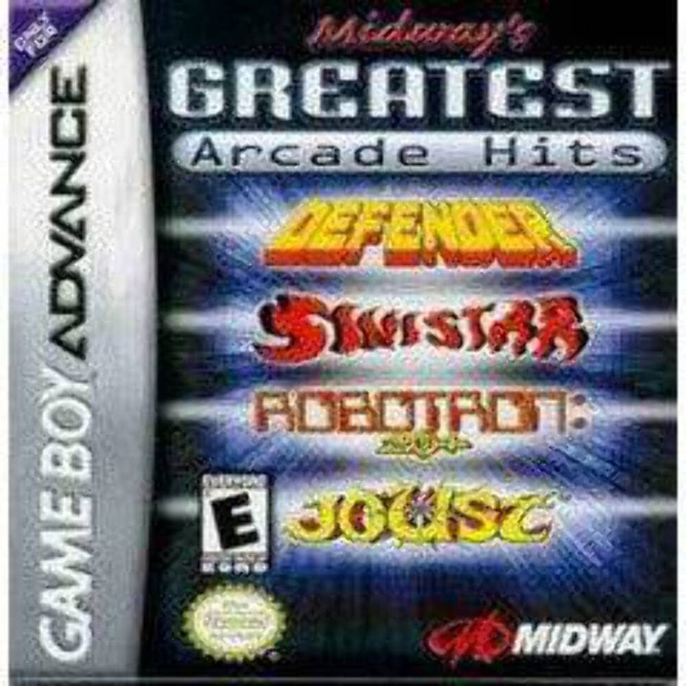 PRODUCT DETAILS 【商品情報】・商品名：Midway's Greatest Arcade Hits・対応機種：ゲームボーイアドバンス（Game Boy Advance）・仕様：北米版・言語：英語【コンディション】・新品・海外直輸入品です。・パッケージに輸送によるスレ・小傷がある場合があります。 ■ 日本国内の本体でプレイいただけます ゲームボーイアドバンスはリージョンフリーのため、北米版のソフトも日本国内で購入された本体でそのままプレイいただけます。対応本体：ゲームボーイアドバンス／アドバンスSP／ミクロ、ニンテンドーDS／DS Lite（GBAスロット搭載モデル） ■ 北米版ゲームについてのご注意（必ずお読みください） ・ゲーム内の表示および音声は英語です。日本語には対応しておりません。・ニンテンドーDSi／DSi LL／3DSシリーズにはGBAスロットが搭載されていないため、本商品はプレイできません。・パッケージ・取扱説明書はすべて英語表記です。・海外版であること、およびお手持ちの本体で使用できないことを理由とした返品・交換はお受けできません。 ■ ご注意 ・掲載画像は実物に近い色味になるよう調整しておりますが、ご利用の環境により差異が生じる場合があります。・複数店舗で在庫を共有しているため、ご注文後に在庫切れとなる場合がございます。・海外倉庫からのお取り寄せのため、発送までに数日〜2〜3週間程度かかる場合があります。 ■ 納期についてお届けの目安を必ずご確認ください。 ご注意 海外からの輸入品となります。海外輸送のため、外箱に軽微なスレ等がある場合がございますが、商品本体には影響ございません。 ※在庫状況は仕入先の在庫情報をもとに出来る限り正確に表示しておりますが、取寄せ商品のため、タイミングによりご注文後に欠品・キャンセルとなる場合がございます。