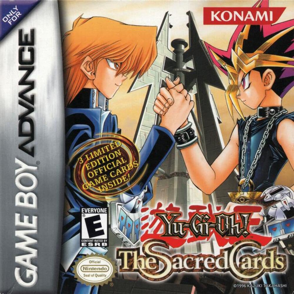 PRODUCT DETAILS 【商品情報】・商品名：Yu-Gi-Oh! The Sacred Cards - Game Boy Advance・対応機種：ゲームボーイアドバンス（Game Boy Advance）・仕様：北米版・言語：英語【コンディション】・新品・海外直輸入品です。・パッケージに輸送によるスレ・小傷がある場合があります。 ■ 日本国内の本体でプレイいただけます ゲームボーイアドバンスはリージョンフリーのため、北米版のソフトも日本国内で購入された本体でそのままプレイいただけます。対応本体：ゲームボーイアドバンス／アドバンスSP／ミクロ、ニンテンドーDS／DS Lite（GBAスロット搭載モデル） ■ 北米版ゲームについてのご注意（必ずお読みください） ・ゲーム内の表示および音声は英語です。日本語には対応しておりません。・ニンテンドーDSi／DSi LL／3DSシリーズにはGBAスロットが搭載されていないため、本商品はプレイできません。・パッケージ・取扱説明書はすべて英語表記です。・海外版であること、およびお手持ちの本体で使用できないことを理由とした返品・交換はお受けできません。 ■ ご注意 ・掲載画像は実物に近い色味になるよう調整しておりますが、ご利用の環境により差異が生じる場合があります。・複数店舗で在庫を共有しているため、ご注文後に在庫切れとなる場合がございます。・海外倉庫からのお取り寄せのため、発送までに数日〜2〜3週間程度かかる場合があります。 ■ 納期についてお届けの目安を必ずご確認ください。 ご注意 海外からの輸入品となります。海外輸送のため、外箱に軽微なスレ等がある場合がございますが、商品本体には影響ございません。 ※在庫状況は仕入先の在庫情報をもとに出来る限り正確に表示しておりますが、取寄せ商品のため、タイミングによりご注文後に欠品・キャンセルとなる場合がございます。