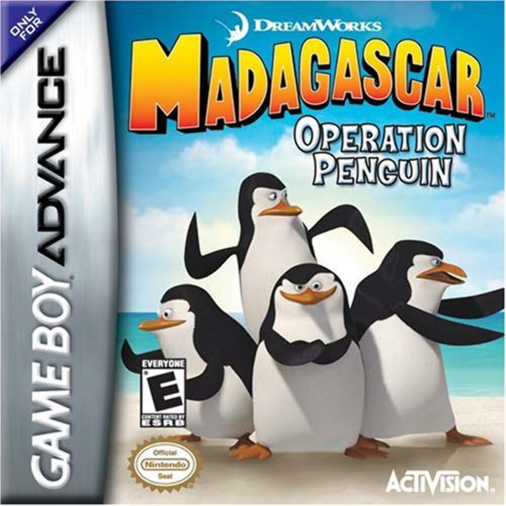 Madagascar Operation Penguin 北米版 ゲームボーイアドバンス GBA 海外版ソフト