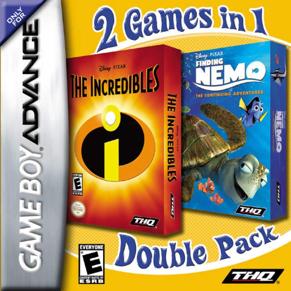 PRODUCT DETAILS 【商品情報】・商品名：Finding Nemo / Incredibles・対応機種：ゲームボーイアドバンス（Game Boy Advance）・仕様：北米版・言語：英語【コンディション】・新品・海外直輸入品です。・パッケージに輸送によるスレ・小傷がある場合があります。 ■ 日本国内の本体でプレイいただけます ゲームボーイアドバンスはリージョンフリーのため、北米版のソフトも日本国内で購入された本体でそのままプレイいただけます。対応本体：ゲームボーイアドバンス／アドバンスSP／ミクロ、ニンテンドーDS／DS Lite（GBAスロット搭載モデル） ■ 北米版ゲームについてのご注意（必ずお読みください） ・ゲーム内の表示および音声は英語です。日本語には対応しておりません。・ニンテンドーDSi／DSi LL／3DSシリーズにはGBAスロットが搭載されていないため、本商品はプレイできません。・パッケージ・取扱説明書はすべて英語表記です。・海外版であること、およびお手持ちの本体で使用できないことを理由とした返品・交換はお受けできません。 ■ ご注意 ・掲載画像は実物に近い色味になるよう調整しておりますが、ご利用の環境により差異が生じる場合があります。・複数店舗で在庫を共有しているため、ご注文後に在庫切れとなる場合がございます。・海外倉庫からのお取り寄せのため、発送までに数日〜2〜3週間程度かかる場合があります。 ■ 納期についてお届けの目安を必ずご確認ください。 ご注意 海外からの輸入品となります。海外輸送のため、外箱に軽微なスレ等がある場合がございますが、商品本体には影響ございません。 ※在庫状況は仕入先の在庫情報をもとに出来る限り正確に表示しておりますが、取寄せ商品のため、タイミングによりご注文後に欠品・キャンセルとなる場合がございます。