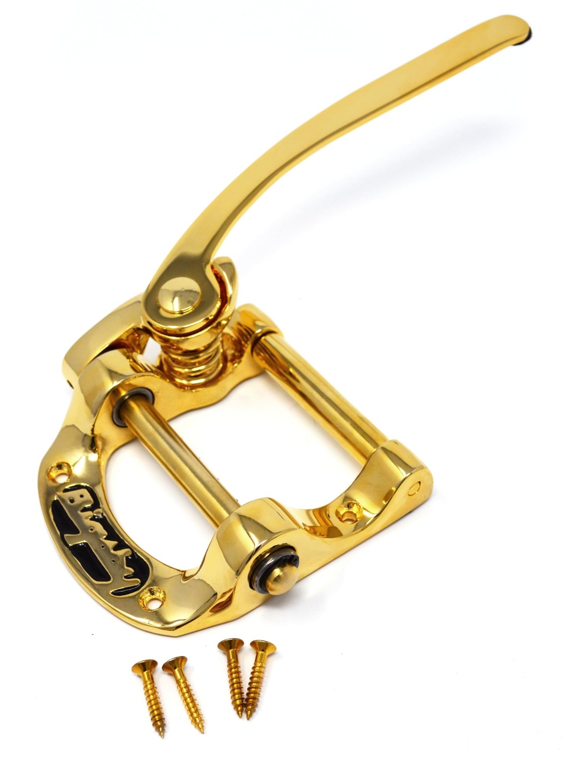 PRODUCT DETAILS Bigsby B5GLH ギター用 トレモロ ヴィブラートテールピース レフトハンド フラットトップ ソリッドボディ向 ゴールド【商品仕様】・ ブランド：Bigsby・ 型番：B5GLH・ 品目：トレモロ/ヴィブラートテールピース・ 向き：レフトハンド（左利き用）・ 対応モデル：フラットトップのソリッドボディギター・ 素材：キャストアルミニウム（フレーム）、ステンレススチール（ハンドル）・ カラー：ゴールド・ 付属品：スプリング、ワッシャー、取付ネジ、フェルトパッド【特徴】・ 精密な低摩擦ニードルベアリングを採用し、弦のピッチを正確に復元します。・ ギターのトップ面に付属の4本のネジで取り付ける設計です。・ キャストアルミニウム製のフレームとステンレススチール製のハンドルで構成されています。【ご注意】・ 取り付けには加工・配線作業が必要な場合があります。お手持ちの楽器との適合（弦数・サイズ・取付穴位置）をご確認のうえご注文ください。・ アクティブタイプのピックアップは9V電池が必要です（電池は付属しない場合があります）。 ■ 商品について 海外輸入品（説明書は英語表記の場合あり） ■ ご注意 ・掲載画像は実物に近い色味になるよう調整しておりますが、ご利用の環境により差異が生じる場合があります。・複数店舗で在庫を共有しているため、ご注文後に在庫切れとなる場合がございます。 ■ 納期について お届けの目安を必ずご確認ください。 海外正規ルート仕入れ品 海外ブランド ▼ 海外正規ブランド店 正規代理店 ▼ 当 店 ※本商品は並行輸入品です 製造元は正規品と同一のブランド・メーカーです。当店では海外正規ルートより仕入れた商品を取り扱っております。流通ルートが異なるのみで、商品自体に違いはございません。 ── 当店の商品について ── 正規品のみ取り扱い 海外正規店・正規代理店から商品を直接仕入れ、国内に輸入して販売しております。 日本未入荷・海外限定モデルも多数 日本未入荷・海外限定モデルも多数取り扱っております。サイズ・カラー違いや海外限定で販売された製品など、日本では手に入りにくいアイテムをお届けいたします。 お求めやすい価格の理由 海外市場での価格差や流通ルートの違いにより、国内販売価格よりお求めやすくなっております。品質はそのままに、よりお手頃な価格でお届けいたします。 安心保証 ご使用前に万が一、製品に不具合がございました場合は、交換または商品代金のご返金にて対応させていただきます。商品到着後5日以内にご連絡ください。 ご注意 海外からの輸入品となります。海外輸送のため、外箱に軽微なスレ等がある場合がございますが、商品本体には影響ございません。 ※在庫状況は仕入先の在庫情報をもとに出来る限り正確に表示しておりますが、取寄せ商品のため、タイミングによりご注文後に欠品・キャンセルとなる場合がございます。 お探しの商品がございましたら、お気軽にご相談ください。