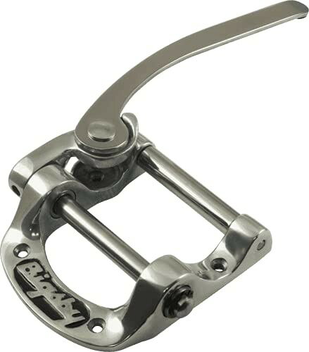 PRODUCT DETAILS Bigsby B5LH ギター用 トレモロ ヴィブラート テイルピース フラットトップ ソリッドボディ用 左利き用 ポリッシュドアルミニウム【商品仕様】・ ブランド：Bigsby・ 型番：B5LH・ 品目：トレモロ / ヴィブラート・テイルピース・ 対応：ギター用（左利き用）・ 形状：フラットトップ・ソリッドボディギター用・ 材質：キャストアルミニウム（フレーム）、ステンレススチール（ハンドル）・ 対応モデル：Gibson SG, Les Paul Special, Rickenbacker 325, Fender Telecaster等・ カラー：Polished Aluminum（ポリッシュドアルミニウム）・ 付属品：取付用ネジ、スプリング、ワッシャー、フェルトパッド【特徴】・ 米国で精密製造された低摩擦ニードルベアリングを採用し、スムーズな操作感と正確なピッチ復帰を実現します。・ 通称「ホースシュー（馬蹄）」と呼ばれるデザインで、4本のネジでギターのトップに固定する汎用性の高いモデルです。・ テンションバーを搭載しており、ブリッジ上での弦の角度を適切に保ちます。【ご注意】・ 取り付けには加工・配線作業が必要な場合があります。お手持ちの楽器との適合（弦数・サイズ・取付穴位置）をご確認のうえご注文ください。・ アクティブタイプのピックアップは9V電池が必要です（電池は付属しない場合があります）。 ■ 商品について 海外輸入品（説明書は英語表記の場合あり） ■ ご注意 ・掲載画像は実物に近い色味になるよう調整しておりますが、ご利用の環境により差異が生じる場合があります。・複数店舗で在庫を共有しているため、ご注文後に在庫切れとなる場合がございます。 ■ 納期について お届けの目安を必ずご確認ください。 海外正規ルート仕入れ品 海外ブランド ▼ 海外正規ブランド店 正規代理店 ▼ 当 店 ※本商品は並行輸入品です 製造元は正規品と同一のブランド・メーカーです。当店では海外正規ルートより仕入れた商品を取り扱っております。流通ルートが異なるのみで、商品自体に違いはございません。 ── 当店の商品について ── 正規品のみ取り扱い 海外正規店・正規代理店から商品を直接仕入れ、国内に輸入して販売しております。 日本未入荷・海外限定モデルも多数 日本未入荷・海外限定モデルも多数取り扱っております。サイズ・カラー違いや海外限定で販売された製品など、日本では手に入りにくいアイテムをお届けいたします。 お求めやすい価格の理由 海外市場での価格差や流通ルートの違いにより、国内販売価格よりお求めやすくなっております。品質はそのままに、よりお手頃な価格でお届けいたします。 安心保証 ご使用前に万が一、製品に不具合がございました場合は、交換または商品代金のご返金にて対応させていただきます。商品到着後5日以内にご連絡ください。 ご注意 海外からの輸入品となります。海外輸送のため、外箱に軽微なスレ等がある場合がございますが、商品本体には影響ございません。 ※在庫状況は仕入先の在庫情報をもとに出来る限り正確に表示しておりますが、取寄せ商品のため、タイミングによりご注文後に欠品・キャンセルとなる場合がございます。 お探しの商品がございましたら、お気軽にご相談ください。