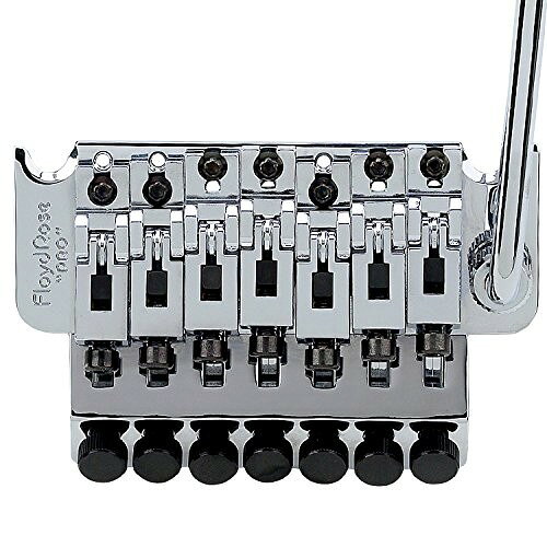 PRODUCT DETAILS Floyd Rose 1000 Series 7 String Pro ギター用 トレモロ ロープロファイル 7弦用 ニッケル【商品仕様】・ ブランド：Floyd Rose・ 型番：1000 Series 7 String Pro・ 品目：ギター用トレモロ・ 対応弦数：7弦・ 形状：ロープロファイル・ 弦間ピッチ：0.420インチ・ カラー：ニッケル・ 製造国：韓国・ 付属品：ブリッジ、ロッキングナット、スプリング、クロー、マウンティングスタッド、取付用ハードウェア一式【特徴】・ Floyd Rose Original 7弦モデルの仕様を継承した、演奏の妨げになりにくい低背設計（ロープロファイル）の1000シリーズ・プロ・モデルです。・ ドイツ製のProモデルとは異なり、Floyd Rose Originalと同じ0.420インチの弦間ピッチを採用しています。・ 取り付けに必要なスタッド、スプリング、ロッキングナット等のハードウェア一式が含まれています。【ご注意】・ 取り付けには加工・配線作業が必要な場合があります。お手持ちの楽器との適合（弦数・サイズ・取付穴位置）をご確認のうえご注文ください。・ アクティブタイプのピックアップは9V電池が必要です（電池は付属しない場合があります）。 ■ 商品について 海外輸入品（説明書は英語表記の場合あり） ■ ご注意 ・掲載画像は実物に近い色味になるよう調整しておりますが、ご利用の環境により差異が生じる場合があります。・複数店舗で在庫を共有しているため、ご注文後に在庫切れとなる場合がございます。 ■ 納期について お届けの目安を必ずご確認ください。 海外正規ルート仕入れ品 海外ブランド ▼ 海外正規ブランド店 正規代理店 ▼ 当 店 ※本商品は並行輸入品です 製造元は正規品と同一のブランド・メーカーです。当店では海外正規ルートより仕入れた商品を取り扱っております。流通ルートが異なるのみで、商品自体に違いはございません。 ── 当店の商品について ── 正規品のみ取り扱い 海外正規店・正規代理店から商品を直接仕入れ、国内に輸入して販売しております。 日本未入荷・海外限定モデルも多数 日本未入荷・海外限定モデルも多数取り扱っております。サイズ・カラー違いや海外限定で販売された製品など、日本では手に入りにくいアイテムをお届けいたします。 お求めやすい価格の理由 海外市場での価格差や流通ルートの違いにより、国内販売価格よりお求めやすくなっております。品質はそのままに、よりお手頃な価格でお届けいたします。 安心保証 ご使用前に万が一、製品に不具合がございました場合は、交換または商品代金のご返金にて対応させていただきます。商品到着後5日以内にご連絡ください。 ご注意 海外からの輸入品となります。海外輸送のため、外箱に軽微なスレ等がある場合がございますが、商品本体には影響ございません。 ※在庫状況は仕入先の在庫情報をもとに出来る限り正確に表示しておりますが、取寄せ商品のため、タイミングによりご注文後に欠品・キャンセルとなる場合がございます。 お探しの商品がございましたら、お気軽にご相談ください。