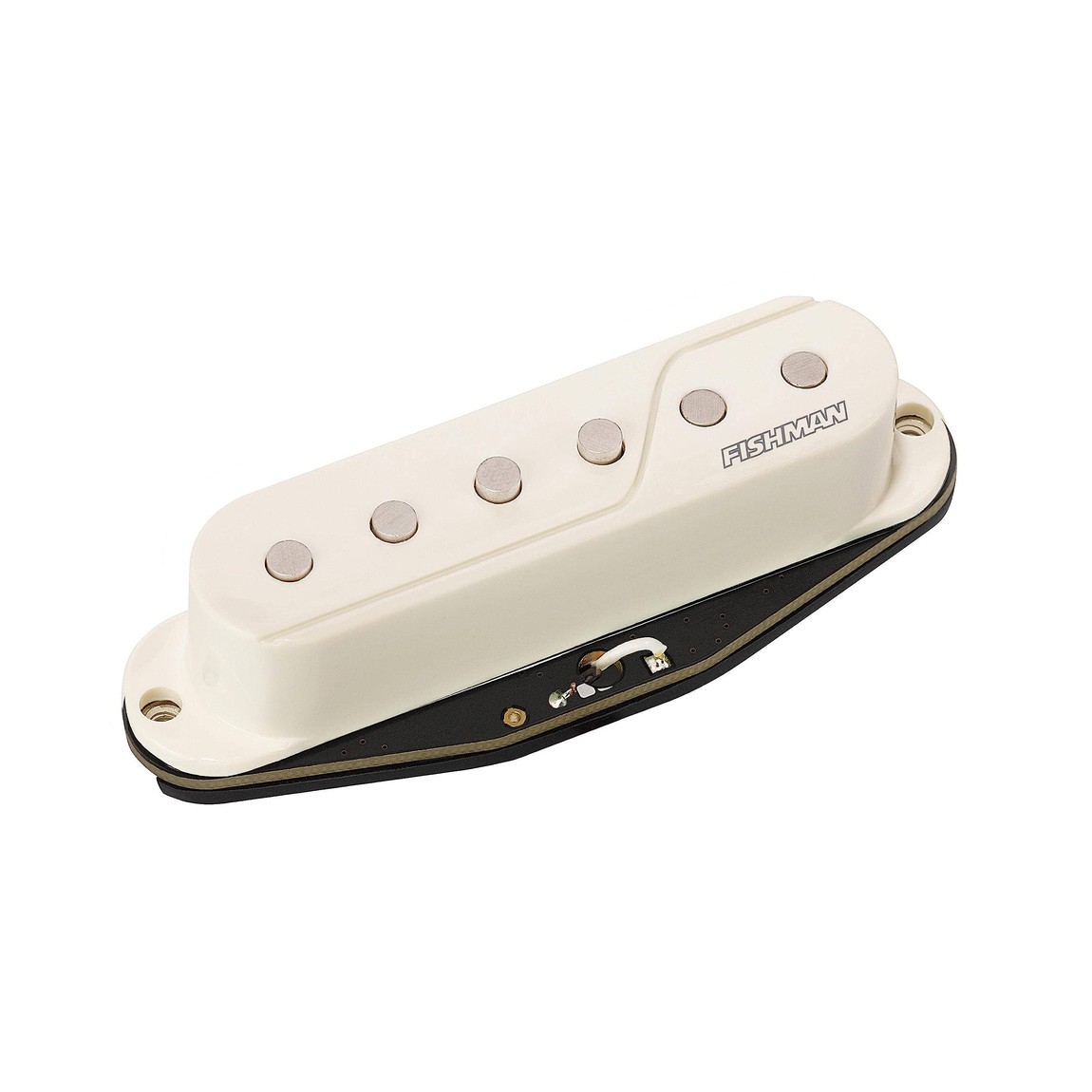 PRODUCT DETAILS Fishman Fluence Single Width ギター用 ピックアップ シングルコイル アクティブ ブラック/ホワイト付属【商品仕様】・ ブランド：Fishman・ 品目：ギター用ピックアップ・ 形状：シングル幅（シングルコイル形状）・ アクティブ/パッシブ：アクティブ・ ボイシング：2ボイス切替可能・ カラー：ブラック、ホワイトのプラスチックカバーが各1個付属・ 対応構成：HSS、HSH、HS構成への組み込みに最適【特徴】・ Multi-Voiceテクノロジーを搭載しており、配線によって2つの異なるサウンドキャラクターを切り替えて使用可能です。・ 同シリーズのハムバッカーと組み合わせて、HSS、HSH、HSといったピックアップ構成を構築するのに適した設計です。・ 標準的なシングルコイルピックアップのサイズに対応しており、リプレイスメントパーツとして使用可能です。・ 別売のリチウムイオンバッテリーパックを使用することで、電池交換の手間を省く充電式としての運用も可能です。【ご注意】・ 取り付けには加工・配線作業が必要な場合があります。お手持ちの楽器との適合（弦数・サイズ・取付穴位置）をご確認のうえご注文ください。・ アクティブタイプのピックアップは9V電池が必要です（電池は付属しない場合があります）。 ■ 商品について 海外輸入品（説明書は英語表記の場合あり） ■ ご注意 ・掲載画像は実物に近い色味になるよう調整しておりますが、ご利用の環境により差異が生じる場合があります。・複数店舗で在庫を共有しているため、ご注文後に在庫切れとなる場合がございます。 ■ 納期について お届けの目安を必ずご確認ください。 海外正規ルート仕入れ品 海外ブランド ▼ 海外正規ブランド店 正規代理店 ▼ 当 店 ※本商品は並行輸入品です 製造元は正規品と同一のブランド・メーカーです。当店では海外正規ルートより仕入れた商品を取り扱っております。流通ルートが異なるのみで、商品自体に違いはございません。 ── 当店の商品について ── 正規品のみ取り扱い 海外正規店・正規代理店から商品を直接仕入れ、国内に輸入して販売しております。 日本未入荷・海外限定モデルも多数 日本未入荷・海外限定モデルも多数取り扱っております。サイズ・カラー違いや海外限定で販売された製品など、日本では手に入りにくいアイテムをお届けいたします。 お求めやすい価格の理由 海外市場での価格差や流通ルートの違いにより、国内販売価格よりお求めやすくなっております。品質はそのままに、よりお手頃な価格でお届けいたします。 安心保証 ご使用前に万が一、製品に不具合がございました場合は、交換または商品代金のご返金にて対応させていただきます。商品到着後5日以内にご連絡ください。 ご注意 海外からの輸入品となります。海外輸送のため、外箱に軽微なスレ等がある場合がございますが、商品本体には影響ございません。 ※在庫状況は仕入先の在庫情報をもとに出来る限り正確に表示しておりますが、取寄せ商品のため、タイミングによりご注文後に欠品・キャンセルとなる場合がございます。 お探しの商品がございましたら、お気軽にご相談ください。