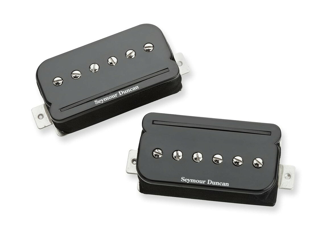Seymour Duncan P-Rails Set ギター用 ピックアップ ハムバッカー ネック・ブリッジ セット パッシブ ブラック