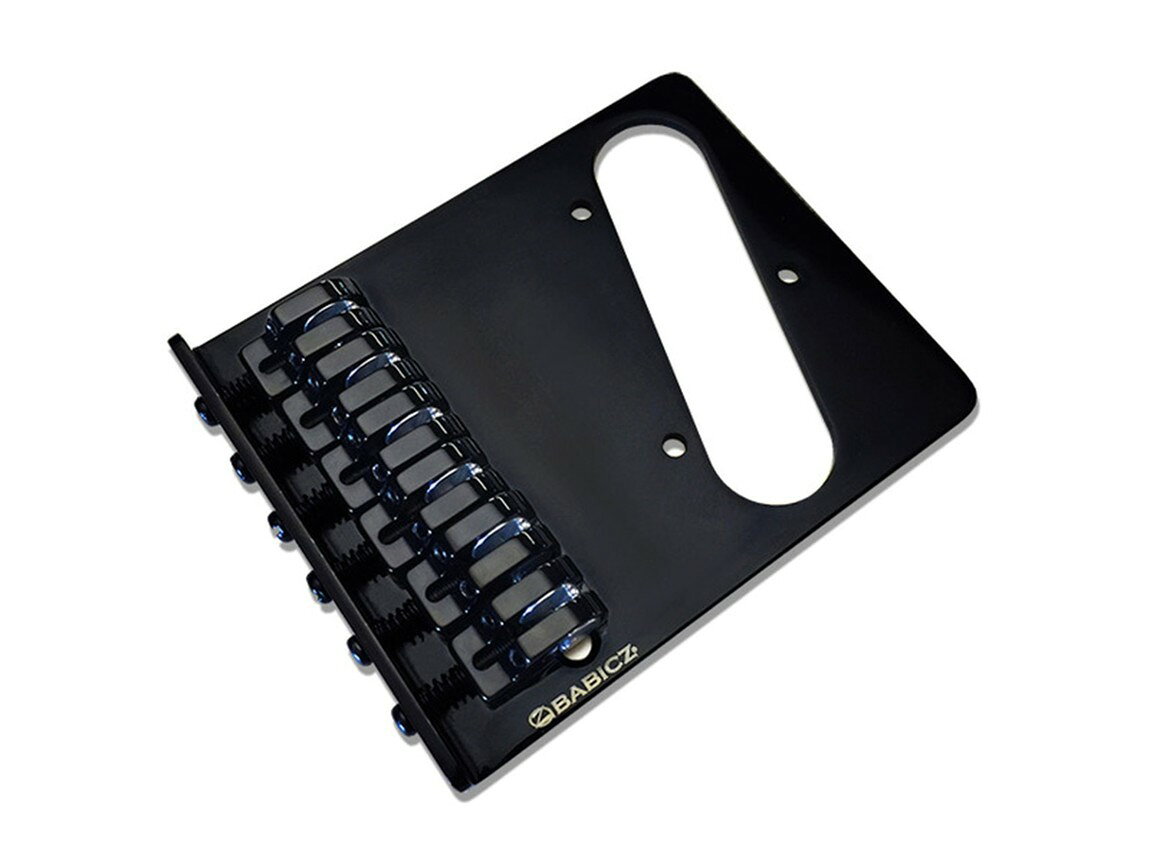 PRODUCT DETAILS Babicz FCHZTLSBK ギター用 ブリッジ FCH Z Series Tele シングルコイル用 テレキャスター ブラック【商品仕様】・ ブランド：Babicz Full Contact Hardware・ 型番：FCHZTLSBK (FCH Z Series Tele)・ 品目：ギター用ブリッジ・ 対応モデル：テレキャスター（4ホールマウント）・ 形状：シングルコイル・ピックアップ搭載用・ マウント方式：ストリング・スルー・ボディ（裏通し）・ 弦間ピッチ：2 1/16インチ・ カラー：ブラック【特徴】・ 特許取得済みのeCAMサドル・テクノロジーを採用し、弦の振動をボディへ効率的に伝達します。・ Zシリーズ独自のシングルサドル・ロックスクリュー設計により、サドルの安定性を高めています。・ 各弦ごとの独立した高さ調整が可能です。・ Babiczロゴが刻印されたスチール製プレートを採用しています。【ご注意】・ 取り付けには加工・配線作業が必要な場合があります。お手持ちの楽器との適合（弦数・サイズ・取付穴位置）をご確認のうえご注文ください。・ アクティブタイプのピックアップは9V電池が必要です（電池は付属しない場合があります）。 ■ 商品について 海外輸入品（説明書は英語表記の場合あり） ■ ご注意 ・掲載画像は実物に近い色味になるよう調整しておりますが、ご利用の環境により差異が生じる場合があります。・複数店舗で在庫を共有しているため、ご注文後に在庫切れとなる場合がございます。 ■ 納期について お届けの目安を必ずご確認ください。 海外正規ルート仕入れ品 海外ブランド ▼ 海外正規ブランド店 正規代理店 ▼ 当 店 ※本商品は並行輸入品です 製造元は正規品と同一のブランド・メーカーです。当店では海外正規ルートより仕入れた商品を取り扱っております。流通ルートが異なるのみで、商品自体に違いはございません。 ── 当店の商品について ── 正規品のみ取り扱い 海外正規店・正規代理店から商品を直接仕入れ、国内に輸入して販売しております。 日本未入荷・海外限定モデルも多数 日本未入荷・海外限定モデルも多数取り扱っております。サイズ・カラー違いや海外限定で販売された製品など、日本では手に入りにくいアイテムをお届けいたします。 お求めやすい価格の理由 海外市場での価格差や流通ルートの違いにより、国内販売価格よりお求めやすくなっております。品質はそのままに、よりお手頃な価格でお届けいたします。 安心保証 ご使用前に万が一、製品に不具合がございました場合は、交換または商品代金のご返金にて対応させていただきます。商品到着後5日以内にご連絡ください。 ご注意 海外からの輸入品となります。海外輸送のため、外箱に軽微なスレ等がある場合がございますが、商品本体には影響ございません。 ※在庫状況は仕入先の在庫情報をもとに出来る限り正確に表示しておりますが、取寄せ商品のため、タイミングによりご注文後に欠品・キャンセルとなる場合がございます。 お探しの商品がございましたら、お気軽にご相談ください。
