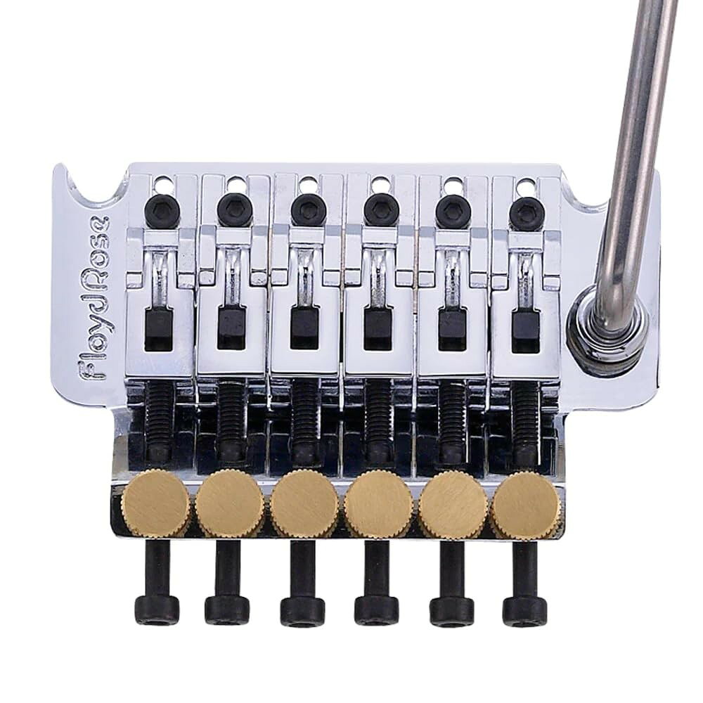 PRODUCT DETAILS Floyd Rose ORIGINAL LTD 1984 ギター用 トレモロ ブリッジ クローム【商品仕様】・ ブランド：Floyd Rose・ 型番：ORIGINAL LTD 1984・ 品目：ギター用トレモロ・ 形状：ブリッジ（1984年仕様復刻モデル）・ 材質：ブラス（ファインチューナー、サステインブロック）・ カラー：クローム・ 付属品：ブリッジ本体、ロッキングナット、スプリング、スプリングクロウ、マウンティングスタッド、木ネジ、取り付け用ハードウェア一式【特徴】・ 1984年のオリジナル設計図に基づいて開発された当時の仕様を再現した復刻モデルです。・ ブラス製のファインチューナー、旧スタイルのハウジング、固定式のスイングアームを採用しています。・ 豊かなトーンとサステインを実現するため、厚みのあるソリッドブラス製ブロックを装備しています。【ご注意】・ 取り付けには加工・配線作業が必要な場合があります。お手持ちの楽器との適合（弦数・サイズ・取付穴位置）をご確認のうえご注文ください。・ アクティブタイプのピックアップは9V電池が必要です（電池は付属しない場合があります）。 ■ 商品について 海外輸入品（説明書は英語表記の場合あり） ■ ご注意 ・掲載画像は実物に近い色味になるよう調整しておりますが、ご利用の環境により差異が生じる場合があります。・複数店舗で在庫を共有しているため、ご注文後に在庫切れとなる場合がございます。 ■ 納期について お届けの目安を必ずご確認ください。 海外正規ルート仕入れ品 海外ブランド ▼ 海外正規ブランド店 正規代理店 ▼ 当 店 ※本商品は並行輸入品です 製造元は正規品と同一のブランド・メーカーです。当店では海外正規ルートより仕入れた商品を取り扱っております。流通ルートが異なるのみで、商品自体に違いはございません。 ── 当店の商品について ── 正規品のみ取り扱い 海外正規店・正規代理店から商品を直接仕入れ、国内に輸入して販売しております。 日本未入荷・海外限定モデルも多数 日本未入荷・海外限定モデルも多数取り扱っております。サイズ・カラー違いや海外限定で販売された製品など、日本では手に入りにくいアイテムをお届けいたします。 お求めやすい価格の理由 海外市場での価格差や流通ルートの違いにより、国内販売価格よりお求めやすくなっております。品質はそのままに、よりお手頃な価格でお届けいたします。 安心保証 ご使用前に万が一、製品に不具合がございました場合は、交換または商品代金のご返金にて対応させていただきます。商品到着後5日以内にご連絡ください。 ご注意 海外からの輸入品となります。海外輸送のため、外箱に軽微なスレ等がある場合がございますが、商品本体には影響ございません。 ※在庫状況は仕入先の在庫情報をもとに出来る限り正確に表示しておりますが、取寄せ商品のため、タイミングによりご注文後に欠品・キャンセルとなる場合がございます。 お探しの商品がございましたら、お気軽にご相談ください。
