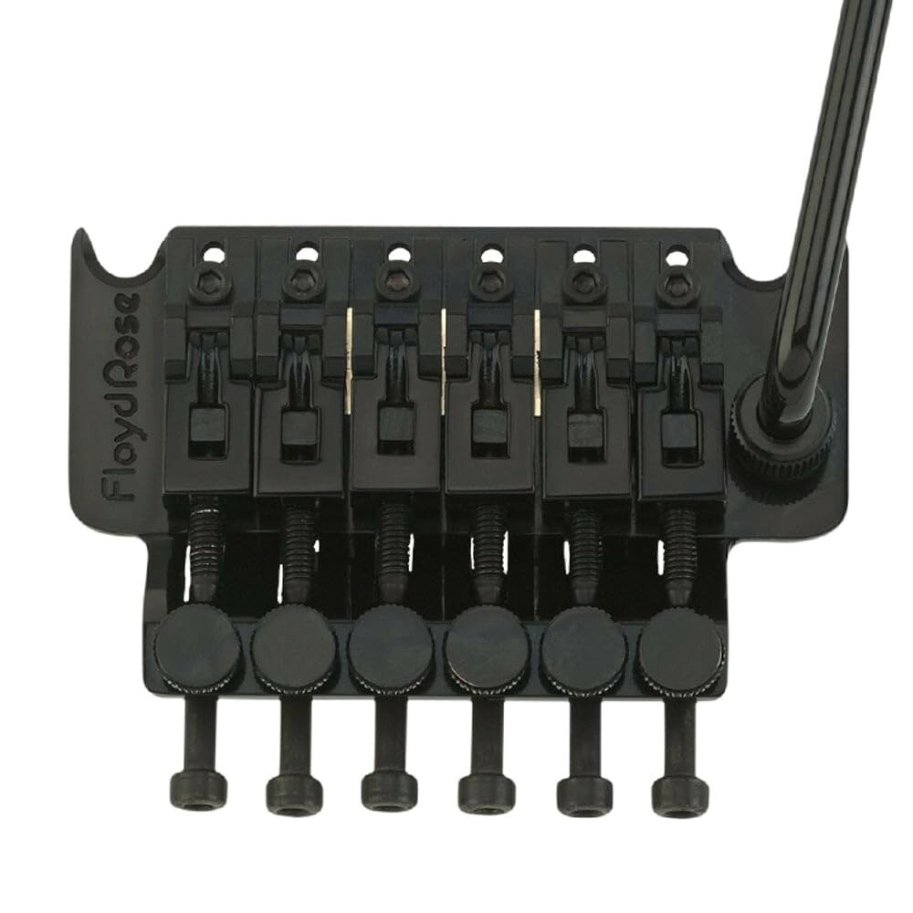 PRODUCT DETAILS Floyd Rose ORIGINAL TREMOLO ギター用 トレモロ ブリッジ セット ダブルロッキング ドイツ製 ブラック【商品仕様】・ ブランド：Floyd Rose・ 型番：ORIGINAL TREMOLO・ 品目：ギター用トレモロブリッジセット・ 形状：ダブルロッキング・ 材質：スチール・ 製造国：ドイツ・ カラー：ブラック・ 付属品：ブリッジ本体、ロッキングナット、スプリング＆クロウ、マウンティングスタッド、取付用ハードウェア一式【特徴】・ ナットとブリッジの両方で弦を固定するダブルロッキングデザインにより、激しいアーミング操作でも安定したチューニングを維持します。・ ドイツにて精密な仕様で製造された高精度なスチール製パーツを採用しています。・ 1977年の発明以来、多くのプロミュージシャンに愛用されているトレモロシステムのスタンダードモデルです。【ご注意】・ 取り付けには加工・配線作業が必要な場合があります。お手持ちの楽器との適合（弦数・サイズ・取付穴位置）をご確認のうえご注文ください。・ アクティブタイプのピックアップは9V電池が必要です（電池は付属しない場合があります）。 ■ 商品について 海外輸入品（説明書は英語表記の場合あり） ■ ご注意 ・掲載画像は実物に近い色味になるよう調整しておりますが、ご利用の環境により差異が生じる場合があります。・複数店舗で在庫を共有しているため、ご注文後に在庫切れとなる場合がございます。 ■ 納期について お届けの目安を必ずご確認ください。 海外正規ルート仕入れ品 海外ブランド ▼ 海外正規ブランド店 正規代理店 ▼ 当 店 ※本商品は並行輸入品です 製造元は正規品と同一のブランド・メーカーです。当店では海外正規ルートより仕入れた商品を取り扱っております。流通ルートが異なるのみで、商品自体に違いはございません。 ── 当店の商品について ── 正規品のみ取り扱い 海外正規店・正規代理店から商品を直接仕入れ、国内に輸入して販売しております。 日本未入荷・海外限定モデルも多数 日本未入荷・海外限定モデルも多数取り扱っております。サイズ・カラー違いや海外限定で販売された製品など、日本では手に入りにくいアイテムをお届けいたします。 お求めやすい価格の理由 海外市場での価格差や流通ルートの違いにより、国内販売価格よりお求めやすくなっております。品質はそのままに、よりお手頃な価格でお届けいたします。 安心保証 ご使用前に万が一、製品に不具合がございました場合は、交換または商品代金のご返金にて対応させていただきます。商品到着後5日以内にご連絡ください。 ご注意 海外からの輸入品となります。海外輸送のため、外箱に軽微なスレ等がある場合がございますが、商品本体には影響ございません。 ※在庫状況は仕入先の在庫情報をもとに出来る限り正確に表示しておりますが、取寄せ商品のため、タイミングによりご注文後に欠品・キャンセルとなる場合がございます。 お探しの商品がございましたら、お気軽にご相談ください。
