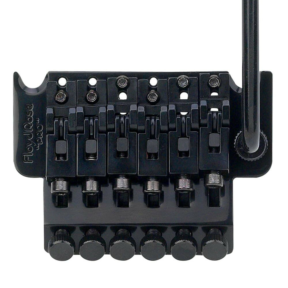 PRODUCT DETAILS Floyd Rose 1000 Series Pro FRTP2000 ギター用 トレモロシステム ブリッジ ロープロファイル ブラック【商品仕様】・ ブランド：Floyd Rose・ 型番：1000 Series Pro (FRTP2000)・ 品目：トレモロシステム（ブリッジ）・ 形状：ロープロファイル・ 弦間ピッチ：0.420インチ・ カラー：ブラック・ 付属品：ブリッジ、ロッキングナット、スプリング、クロー、マウントスタッド、取付用ハードウェア一式【特徴】・ Floyd Rose Originalのロープロファイルバージョンとして設計された1000シリーズProモデルです。・ 弦間ピッチはFloyd Rose Originalと同様の0.420インチ（約10.7mm）を採用しています。・ 取り付けに必要なナットやスタッド、スプリングなどのハードウェア一式が付属しています。【ご注意】・ 取り付けには加工・配線作業が必要な場合があります。お手持ちの楽器との適合（弦数・サイズ・取付穴位置）をご確認のうえご注文ください。・ アクティブタイプのピックアップは9V電池が必要です（電池は付属しない場合があります）。 ■ 商品について 海外輸入品（説明書は英語表記の場合あり） ■ ご注意 ・掲載画像は実物に近い色味になるよう調整しておりますが、ご利用の環境により差異が生じる場合があります。・複数店舗で在庫を共有しているため、ご注文後に在庫切れとなる場合がございます。 ■ 納期について お届けの目安を必ずご確認ください。 海外正規ルート仕入れ品 海外ブランド ▼ 海外正規ブランド店 正規代理店 ▼ 当 店 ※本商品は並行輸入品です 製造元は正規品と同一のブランド・メーカーです。当店では海外正規ルートより仕入れた商品を取り扱っております。流通ルートが異なるのみで、商品自体に違いはございません。 ── 当店の商品について ── 正規品のみ取り扱い 海外正規店・正規代理店から商品を直接仕入れ、国内に輸入して販売しております。 日本未入荷・海外限定モデルも多数 日本未入荷・海外限定モデルも多数取り扱っております。サイズ・カラー違いや海外限定で販売された製品など、日本では手に入りにくいアイテムをお届けいたします。 お求めやすい価格の理由 海外市場での価格差や流通ルートの違いにより、国内販売価格よりお求めやすくなっております。品質はそのままに、よりお手頃な価格でお届けいたします。 安心保証 ご使用前に万が一、製品に不具合がございました場合は、交換または商品代金のご返金にて対応させていただきます。商品到着後5日以内にご連絡ください。 ご注意 海外からの輸入品となります。海外輸送のため、外箱に軽微なスレ等がある場合がございますが、商品本体には影響ございません。 ※在庫状況は仕入先の在庫情報をもとに出来る限り正確に表示しておりますが、取寄せ商品のため、タイミングによりご注文後に欠品・キャンセルとなる場合がございます。 お探しの商品がございましたら、お気軽にご相談ください。