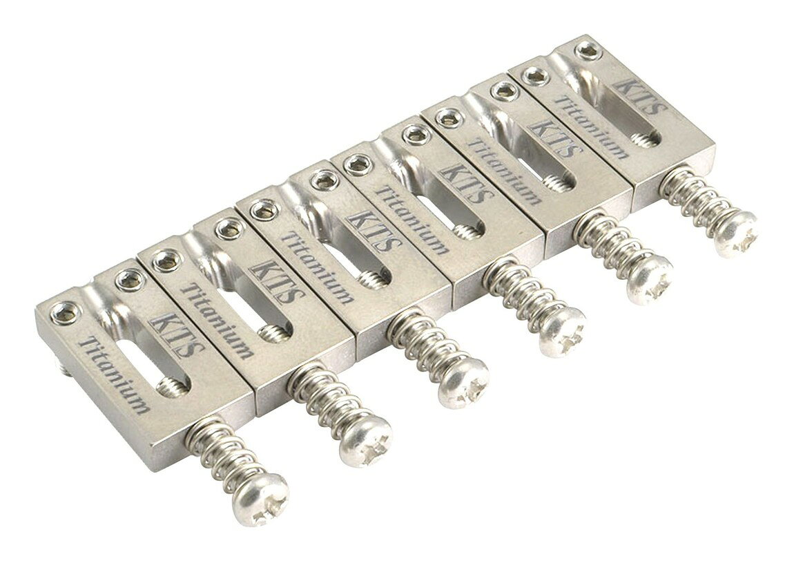 PRODUCT DETAILS KTS PR-18 ギター用 サドル ブロックタイプ Gotoh 510シリーズ トレモロ用 10.8mmピッチ チタニウム【商品仕様】・ ブランド：KTS・ 型番：PR-18・ 品目：ギター用ブリッジサドル・ 形状：ブロックタイプ・ 対応モデル：Gotoh 510シリーズ トレモロ（NS510除く）・ 弦間ピッチ：10.8mm（E to E：54mm）・ ネジサイズ：M3・ 材質：チタニウム（本体）、ステンレス（ネジ・スプリング）【特徴】・ 厳選されたチタンロッドを使用し、冷間圧延と熱処理によって内部の結晶組織を均一化させています。・ Gotoh(R) 510シリーズのトレモロ（NS510を除く）に対応する交換用サドルです。・ KTS独自のチタニウム由来のトーンを追求した設計となっています。【ご注意】・ 取り付けには加工・配線作業が必要な場合があります。お手持ちの楽器との適合（弦数・サイズ・取付穴位置）をご確認のうえご注文ください。・ アクティブタイプのピックアップは9V電池が必要です（電池は付属しない場合があります）。 ■ 商品について 海外輸入品（説明書は英語表記の場合あり） ■ ご注意 ・掲載画像は実物に近い色味になるよう調整しておりますが、ご利用の環境により差異が生じる場合があります。・複数店舗で在庫を共有しているため、ご注文後に在庫切れとなる場合がございます。 ■ 納期について お届けの目安を必ずご確認ください。 海外正規ルート仕入れ品 海外ブランド ▼ 海外正規ブランド店 正規代理店 ▼ 当 店 ※本商品は並行輸入品です 製造元は正規品と同一のブランド・メーカーです。当店では海外正規ルートより仕入れた商品を取り扱っております。流通ルートが異なるのみで、商品自体に違いはございません。 ── 当店の商品について ── 正規品のみ取り扱い 海外正規店・正規代理店から商品を直接仕入れ、国内に輸入して販売しております。 日本未入荷・海外限定モデルも多数 日本未入荷・海外限定モデルも多数取り扱っております。サイズ・カラー違いや海外限定で販売された製品など、日本では手に入りにくいアイテムをお届けいたします。 お求めやすい価格の理由 海外市場での価格差や流通ルートの違いにより、国内販売価格よりお求めやすくなっております。品質はそのままに、よりお手頃な価格でお届けいたします。 安心保証 ご使用前に万が一、製品に不具合がございました場合は、交換または商品代金のご返金にて対応させていただきます。商品到着後5日以内にご連絡ください。 ご注意 海外からの輸入品となります。海外輸送のため、外箱に軽微なスレ等がある場合がございますが、商品本体には影響ございません。 ※在庫状況は仕入先の在庫情報をもとに出来る限り正確に表示しておりますが、取寄せ商品のため、タイミングによりご注文後に欠品・キャンセルとなる場合がございます。 お探しの商品がございましたら、お気軽にご相談ください。