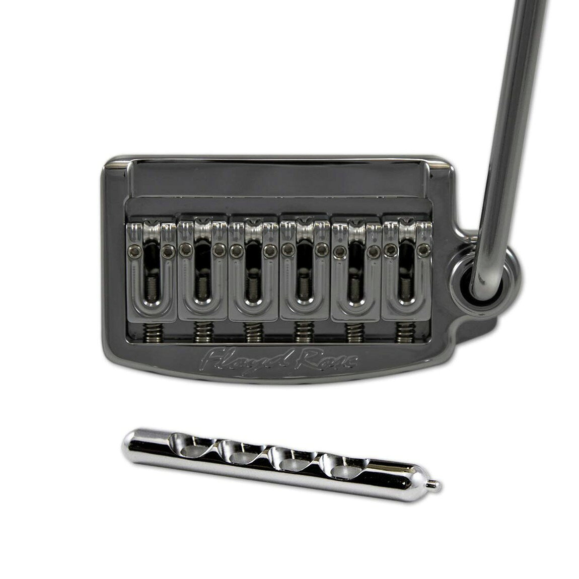 PRODUCT DETAILS Floyd Rose 006665 Rail Tail Tremolo ギター用 トレモロ 6点支持 ストラト Wide Black Nickel【商品仕様】・ ブランド：Floyd Rose・ 型番：006665 Rail Tail Tremolo・ 品目：トレモロユニット・ 弦間ピッチ：2 7/32インチ（Wide / Vintage spacing）・ 形状：6点支持タイプ（加工により2点支持にも対応）・ 対応モデル：ストラトタイプギター・ カラー：Black Nickel・ 仕様：ダイブ（ダウン）専用【特徴】・ ボディに直接取り付ける精密なレールを支点にプレートが回転する独自構造により、ハードテイルのような安定性とトレモロの柔軟性を両立しています。・ 従来のトレモロブリッジと比較して、可動範囲が最大15度拡大するようにコンピュータ設計されています。・ ローラーサドルとテーパー加工されたストリングホールを採用し、弦振動の伝達効率とサステインを向上させています。・ 6点支持のシンクロナイズドトレモロ搭載ギターに、大きな改造なしでリプレイスメント可能です。【ご注意】・ 取り付けには加工・配線作業が必要な場合があります。お手持ちの楽器との適合（弦数・サイズ・取付穴位置）をご確認のうえご注文ください。・ アクティブタイプのピックアップは9V電池が必要です（電池は付属しない場合があります）。 ■ 商品について 海外輸入品（説明書は英語表記の場合あり） ■ ご注意 ・掲載画像は実物に近い色味になるよう調整しておりますが、ご利用の環境により差異が生じる場合があります。・複数店舗で在庫を共有しているため、ご注文後に在庫切れとなる場合がございます。 ■ 納期について お届けの目安を必ずご確認ください。 海外正規ルート仕入れ品 海外ブランド ▼ 海外正規ブランド店 正規代理店 ▼ 当 店 ※本商品は並行輸入品です 製造元は正規品と同一のブランド・メーカーです。当店では海外正規ルートより仕入れた商品を取り扱っております。流通ルートが異なるのみで、商品自体に違いはございません。 ── 当店の商品について ── 正規品のみ取り扱い 海外正規店・正規代理店から商品を直接仕入れ、国内に輸入して販売しております。 日本未入荷・海外限定モデルも多数 日本未入荷・海外限定モデルも多数取り扱っております。サイズ・カラー違いや海外限定で販売された製品など、日本では手に入りにくいアイテムをお届けいたします。 お求めやすい価格の理由 海外市場での価格差や流通ルートの違いにより、国内販売価格よりお求めやすくなっております。品質はそのままに、よりお手頃な価格でお届けいたします。 安心保証 ご使用前に万が一、製品に不具合がございました場合は、交換または商品代金のご返金にて対応させていただきます。商品到着後5日以内にご連絡ください。 ご注意 海外からの輸入品となります。海外輸送のため、外箱に軽微なスレ等がある場合がございますが、商品本体には影響ございません。 ※在庫状況は仕入先の在庫情報をもとに出来る限り正確に表示しておりますが、取寄せ商品のため、タイミングによりご注文後に欠品・キャンセルとなる場合がございます。 お探しの商品がございましたら、お気軽にご相談ください。