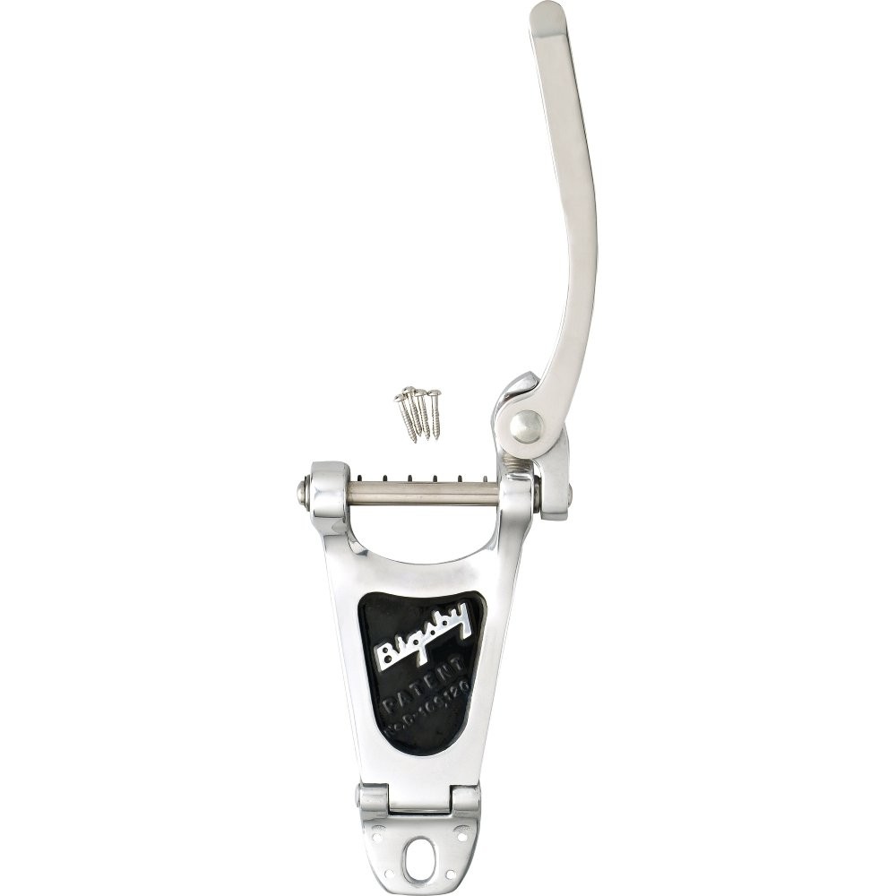 PRODUCT DETAILS Bigsby B3G B-3 ギター用 トレモロ テールピース 薄型ボディ セミアコ フルアコ用 ゴールド【商品仕様】・ ブランド：Bigsby・ 型番：B3G (60136100)・ 品目：ヴィブラート・トレモロ・テールピース・ 対応モデル：薄型のセミアコースティック・フルアコースティックギター・ 素材：アルミニウム（ゴールド・プレート）・ 重量：約296g・ 全長：約193.7mm (7 5/8'')・ 横幅：約92.1mm (3 5/8'')・ カラー：ゴールド【特徴】・ 薄型のセミアコやフルアコなど、ホロウ・ボディのエレキギターに適したヴィブラート・ユニットです。・ グレッチ・デザインを採用したアルミニウム製のモデルで、ゴールド・メッキが施されています。・ アメリカ国内で製造されるオリジナルのBigsby製テールピースです。【ご注意】・ 取り付けには加工・配線作業が必要な場合があります。お手持ちの楽器との適合（弦数・サイズ・取付穴位置）をご確認のうえご注文ください。・ アクティブタイプのピックアップは9V電池が必要です（電池は付属しない場合があります）。 ■ 商品について 海外輸入品（説明書は英語表記の場合あり） ■ ご注意 ・掲載画像は実物に近い色味になるよう調整しておりますが、ご利用の環境により差異が生じる場合があります。・複数店舗で在庫を共有しているため、ご注文後に在庫切れとなる場合がございます。 ■ 納期について お届けの目安を必ずご確認ください。 海外正規ルート仕入れ品 海外ブランド ▼ 海外正規ブランド店 正規代理店 ▼ 当 店 ※本商品は並行輸入品です 製造元は正規品と同一のブランド・メーカーです。当店では海外正規ルートより仕入れた商品を取り扱っております。流通ルートが異なるのみで、商品自体に違いはございません。 ── 当店の商品について ── 正規品のみ取り扱い 海外正規店・正規代理店から商品を直接仕入れ、国内に輸入して販売しております。 日本未入荷・海外限定モデルも多数 日本未入荷・海外限定モデルも多数取り扱っております。サイズ・カラー違いや海外限定で販売された製品など、日本では手に入りにくいアイテムをお届けいたします。 お求めやすい価格の理由 海外市場での価格差や流通ルートの違いにより、国内販売価格よりお求めやすくなっております。品質はそのままに、よりお手頃な価格でお届けいたします。 安心保証 ご使用前に万が一、製品に不具合がございました場合は、交換または商品代金のご返金にて対応させていただきます。商品到着後5日以内にご連絡ください。 ご注意 海外からの輸入品となります。海外輸送のため、外箱に軽微なスレ等がある場合がございますが、商品本体には影響ございません。 ※在庫状況は仕入先の在庫情報をもとに出来る限り正確に表示しておりますが、取寄せ商品のため、タイミングによりご注文後に欠品・キャンセルとなる場合がございます。 お探しの商品がございましたら、お気軽にご相談ください。