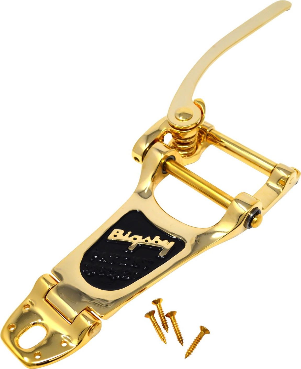 PRODUCT DETAILS Bigsby B7GLH ギター用 ヴィブラート テイルピース レフティ 左利き用 アーチトップ セミアコ用 レスポール/ES-335等 ゴールド【商品仕様】・ ブランド：Bigsby・ 型番：B7GLH・ 品目：ヴィブラート・テイルピース（トレモロ）・ 利き手：レフティ（左利き用）・ 形状：B7タイプ（テンションバー搭載）・ 対応モデル：アーチトップ・ソリッドボディ、セミアコースティックギター（Gibson Les Paul Standard/Custom、ES-335等）・ 材質：キャストアルミニウム（フレーム）、ステンレススチール（ハンドル）・ 弦間ピッチ：低摩擦ニードルベアリング採用・ カラー：ゴールド・ 付属品：取付ネジ、スプリング、ワッシャー、フェルトパッド【特徴】・ B3とB5を組み合わせた設計で、テンションバーによりブリッジ上の弦の角度（ブレイクアングル）を適切に保ちます。・ 米国で精密製造された低摩擦ニードルベアリングを搭載し、滑らかで正確なピッチ復元を実現しています。・ ボディトップへのネジ2点、エンドピン付近へのネジ4点の計6箇所で固定する構造です。【ご注意】・ 取り付けには加工・配線作業が必要な場合があります。お手持ちの楽器との適合（弦数・サイズ・取付穴位置）をご確認のうえご注文ください。・ アクティブタイプのピックアップは9V電池が必要です（電池は付属しない場合があります）。 ■ 商品について 海外輸入品（説明書は英語表記の場合あり） ■ ご注意 ・掲載画像は実物に近い色味になるよう調整しておりますが、ご利用の環境により差異が生じる場合があります。・複数店舗で在庫を共有しているため、ご注文後に在庫切れとなる場合がございます。 ■ 納期について お届けの目安を必ずご確認ください。 海外正規ルート仕入れ品 海外ブランド ▼ 海外正規ブランド店 正規代理店 ▼ 当 店 ※本商品は並行輸入品です 製造元は正規品と同一のブランド・メーカーです。当店では海外正規ルートより仕入れた商品を取り扱っております。流通ルートが異なるのみで、商品自体に違いはございません。 ── 当店の商品について ── 正規品のみ取り扱い 海外正規店・正規代理店から商品を直接仕入れ、国内に輸入して販売しております。 日本未入荷・海外限定モデルも多数 日本未入荷・海外限定モデルも多数取り扱っております。サイズ・カラー違いや海外限定で販売された製品など、日本では手に入りにくいアイテムをお届けいたします。 お求めやすい価格の理由 海外市場での価格差や流通ルートの違いにより、国内販売価格よりお求めやすくなっております。品質はそのままに、よりお手頃な価格でお届けいたします。 安心保証 ご使用前に万が一、製品に不具合がございました場合は、交換または商品代金のご返金にて対応させていただきます。商品到着後5日以内にご連絡ください。 ご注意 海外からの輸入品となります。海外輸送のため、外箱に軽微なスレ等がある場合がございますが、商品本体には影響ございません。 ※在庫状況は仕入先の在庫情報をもとに出来る限り正確に表示しておりますが、取寄せ商品のため、タイミングによりご注文後に欠品・キャンセルとなる場合がございます。 お探しの商品がございましたら、お気軽にご相談ください。