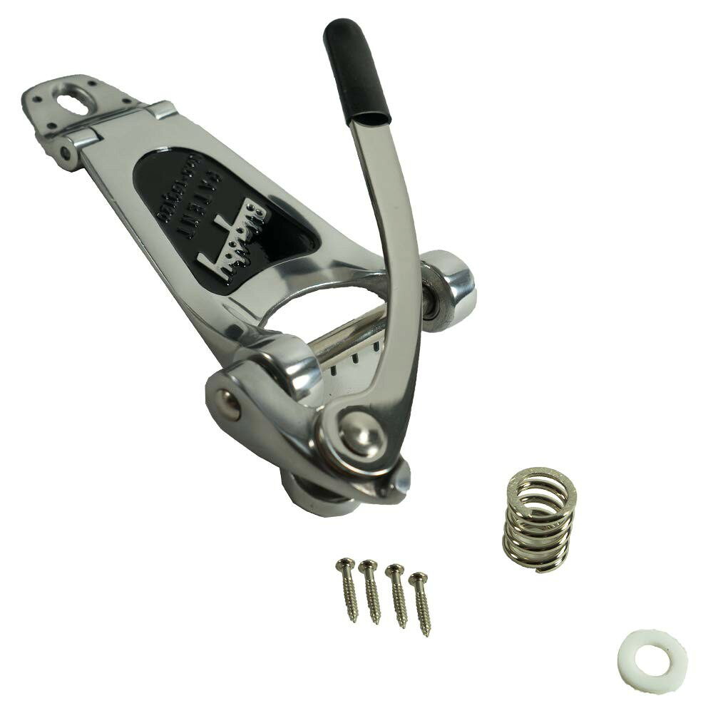 PRODUCT DETAILS Bigsby B3 ギター用 トレモロ テールピース シン・ホロウボディ用 クローム【商品仕様】・ ブランド：Bigsby・ 型番：B3・ 品目：トレモロユニット / テールピース・ 対応モデル：シン・ホロウボディ / セミ・ホロウボディ（Epiphone Casino, Gretsch Duo Jet等）・ カラー：クローム【特徴】・ シン・ホロウボディおよびセミ・ホロウボディのエレキギター用に設計されたUSA製テールピースです。・ Epiphone CasinoやGretsch Duo Jetなどの薄型ボディモデルに適合します。・ 本製品にブリッジは付属しません。【ご注意】・ 取り付けには加工・配線作業が必要な場合があります。お手持ちの楽器との適合（弦数・サイズ・取付穴位置）をご確認のうえご注文ください。・ アクティブタイプのピックアップは9V電池が必要です（電池は付属しない場合があります）。 ■ 商品について 海外輸入品（説明書は英語表記の場合あり） ■ ご注意 ・掲載画像は実物に近い色味になるよう調整しておりますが、ご利用の環境により差異が生じる場合があります。・複数店舗で在庫を共有しているため、ご注文後に在庫切れとなる場合がございます。 ■ 納期について お届けの目安を必ずご確認ください。 海外正規ルート仕入れ品 海外ブランド ▼ 海外正規ブランド店 正規代理店 ▼ 当 店 ※本商品は並行輸入品です 製造元は正規品と同一のブランド・メーカーです。当店では海外正規ルートより仕入れた商品を取り扱っております。流通ルートが異なるのみで、商品自体に違いはございません。 ── 当店の商品について ── 正規品のみ取り扱い 海外正規店・正規代理店から商品を直接仕入れ、国内に輸入して販売しております。 日本未入荷・海外限定モデルも多数 日本未入荷・海外限定モデルも多数取り扱っております。サイズ・カラー違いや海外限定で販売された製品など、日本では手に入りにくいアイテムをお届けいたします。 お求めやすい価格の理由 海外市場での価格差や流通ルートの違いにより、国内販売価格よりお求めやすくなっております。品質はそのままに、よりお手頃な価格でお届けいたします。 安心保証 ご使用前に万が一、製品に不具合がございました場合は、交換または商品代金のご返金にて対応させていただきます。商品到着後5日以内にご連絡ください。 ご注意 海外からの輸入品となります。海外輸送のため、外箱に軽微なスレ等がある場合がございますが、商品本体には影響ございません。 ※在庫状況は仕入先の在庫情報をもとに出来る限り正確に表示しておりますが、取寄せ商品のため、タイミングによりご注文後に欠品・キャンセルとなる場合がございます。 お探しの商品がございましたら、お気軽にご相談ください。