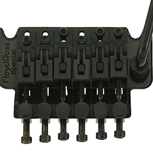 PRODUCT DETAILS Floyd Rose Special ギター用 トレモロブリッジ R2ロッキングナット付属 ブラック【商品仕様】・ ブランド：Floyd Rose・ 型番：Special・ 品目：ギター用トレモロブリッジ・ ナットサイズ：R2 (42mm - 1 5/8インチ)・ サドル素材：亜鉛合金・ サスティーンブロック素材：亜鉛合金・ カラー：ブラック・ 付属品：ブリッジ、ロッキングナット(R2)、スプリング＆クロウ、マウンティングスタッド、取付用ハードウェア一式【特徴】・ オリジナルFloyd Roseのデザインと機能を継承し、韓国で独占的に製造されている正規ライセンスモデルです。・ サドルとサスティーンブロックに亜鉛合金を採用することで、特定のスペックを維持しながらコストパフォーマンスを両立しています。・ 多くのエレクトリックギターに適合するよう設計されており、取り付けに必要な一連のハードウェアが同梱されています。【ご注意】・ 取り付けには加工・配線作業が必要な場合があります。お手持ちの楽器との適合（弦数・サイズ・取付穴位置）をご確認のうえご注文ください。・ アクティブタイプのピックアップは9V電池が必要です（電池は付属しない場合があります）。 ■ 商品について 海外輸入品（説明書は英語表記の場合あり） ■ ご注意 ・掲載画像は実物に近い色味になるよう調整しておりますが、ご利用の環境により差異が生じる場合があります。・複数店舗で在庫を共有しているため、ご注文後に在庫切れとなる場合がございます。 ■ 納期について お届けの目安を必ずご確認ください。 海外正規ルート仕入れ品 海外ブランド ▼ 海外正規ブランド店 正規代理店 ▼ 当 店 ※本商品は並行輸入品です 製造元は正規品と同一のブランド・メーカーです。当店では海外正規ルートより仕入れた商品を取り扱っております。流通ルートが異なるのみで、商品自体に違いはございません。 ── 当店の商品について ── 正規品のみ取り扱い 海外正規店・正規代理店から商品を直接仕入れ、国内に輸入して販売しております。 日本未入荷・海外限定モデルも多数 日本未入荷・海外限定モデルも多数取り扱っております。サイズ・カラー違いや海外限定で販売された製品など、日本では手に入りにくいアイテムをお届けいたします。 お求めやすい価格の理由 海外市場での価格差や流通ルートの違いにより、国内販売価格よりお求めやすくなっております。品質はそのままに、よりお手頃な価格でお届けいたします。 安心保証 ご使用前に万が一、製品に不具合がございました場合は、交換または商品代金のご返金にて対応させていただきます。商品到着後5日以内にご連絡ください。 ご注意 海外からの輸入品となります。海外輸送のため、外箱に軽微なスレ等がある場合がございますが、商品本体には影響ございません。 ※在庫状況は仕入先の在庫情報をもとに出来る限り正確に表示しておりますが、取寄せ商品のため、タイミングによりご注文後に欠品・キャンセルとなる場合がございます。 お探しの商品がございましたら、お気軽にご相談ください。