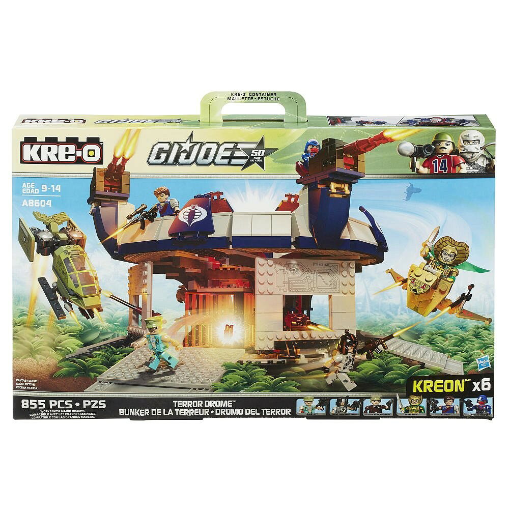 G.I.ジョー クレオ コブラ テラードローム プレイセット ブロックフィギュア 855ピース ミニフィギュア6体付属