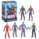 マーベル タイタンヒーローシリーズ アクションフィギュア マルチパック 6体セット 12インチ トイ
