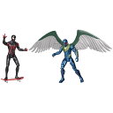 マーベル スパイダーマン エピックヒーローシリーズ マイルス・モラレス vs ヴァルチャー 4インチ (10cm) アクションフィギュアセット&アクセサリー