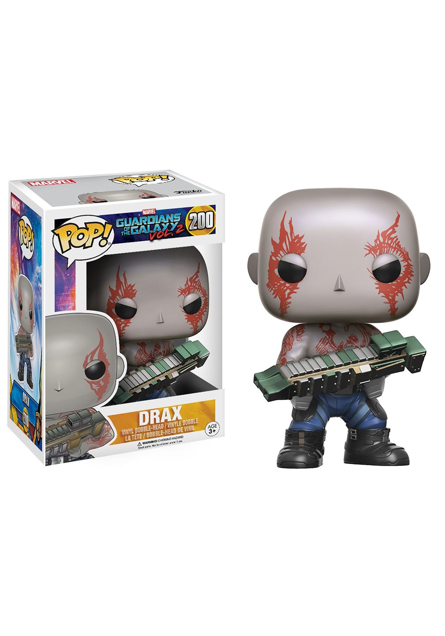 Funko Pop Movies ガーディアンズ・オブ・ギャラクシー2 ドラックス トイフィギュア