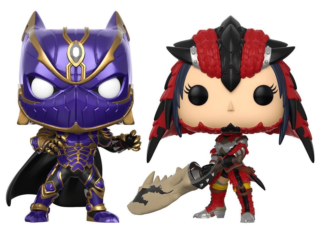 Funko Pop! Games: Marvel Vs Capcom Black Panther vs Monster Hunter コレクティブルフィギュア
