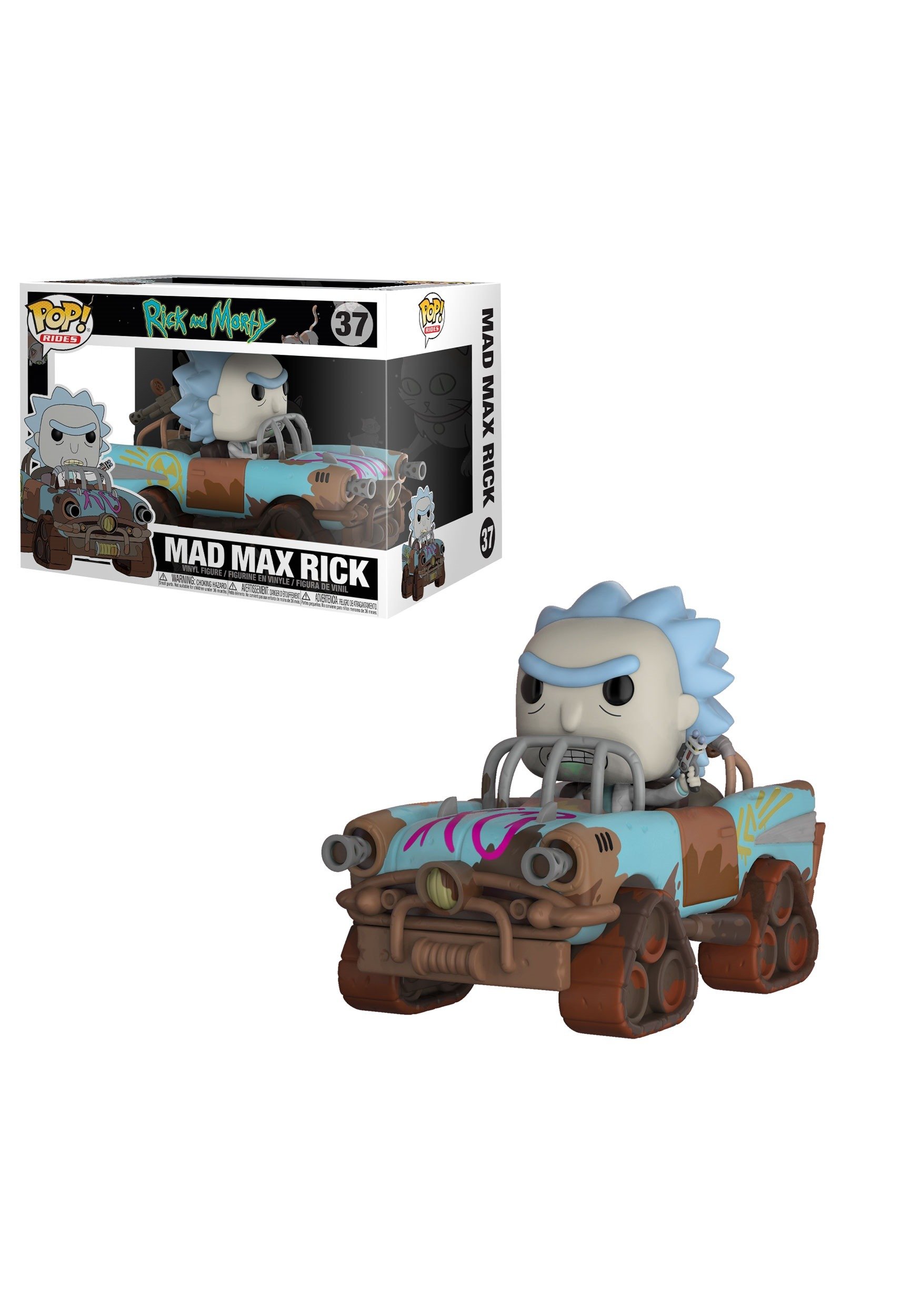 Funko Pop! Rides: Rick & Morty Mad Max Rick コレクティブルフィギュア