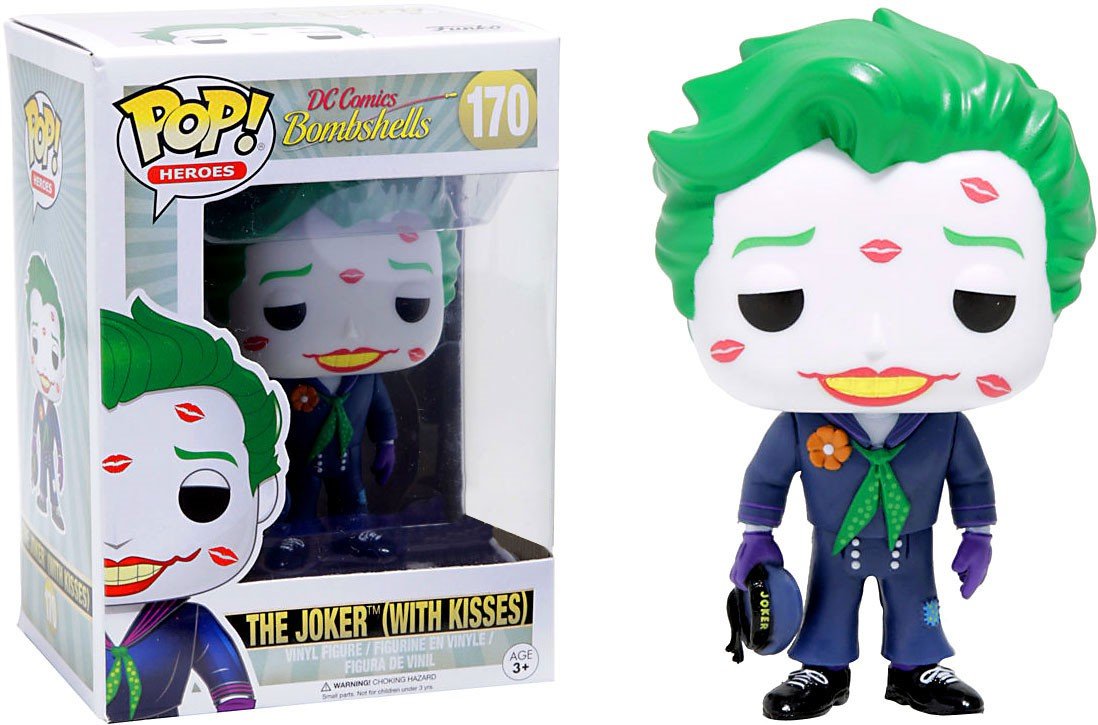 Funko Pop! DC Heroes DC Comics Bombshells The Joker #170 With Kisses