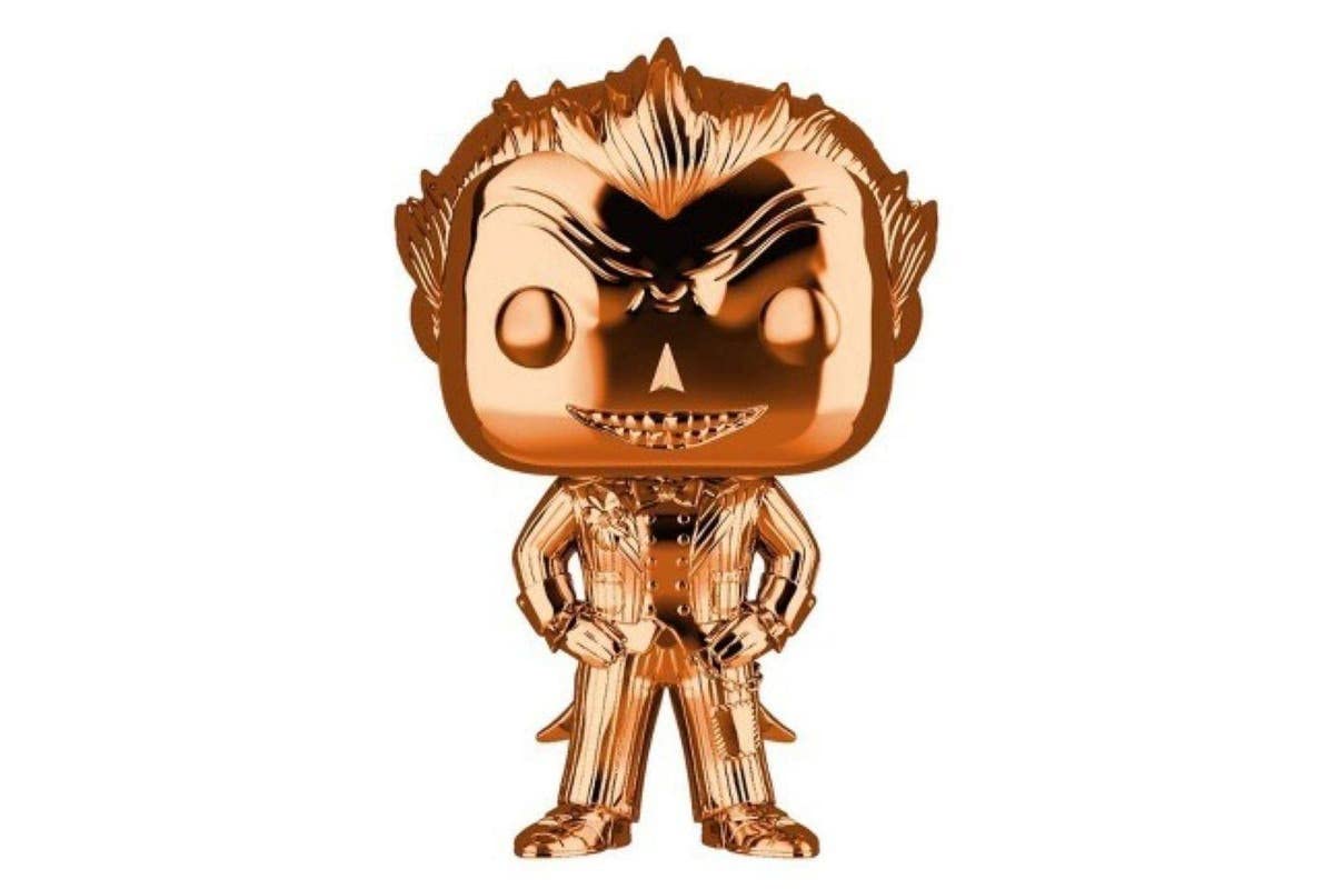 Funko POP! Heroes: DC Comics Batman Arkham Asylum The Joker Orange Chrome NYCC Debut